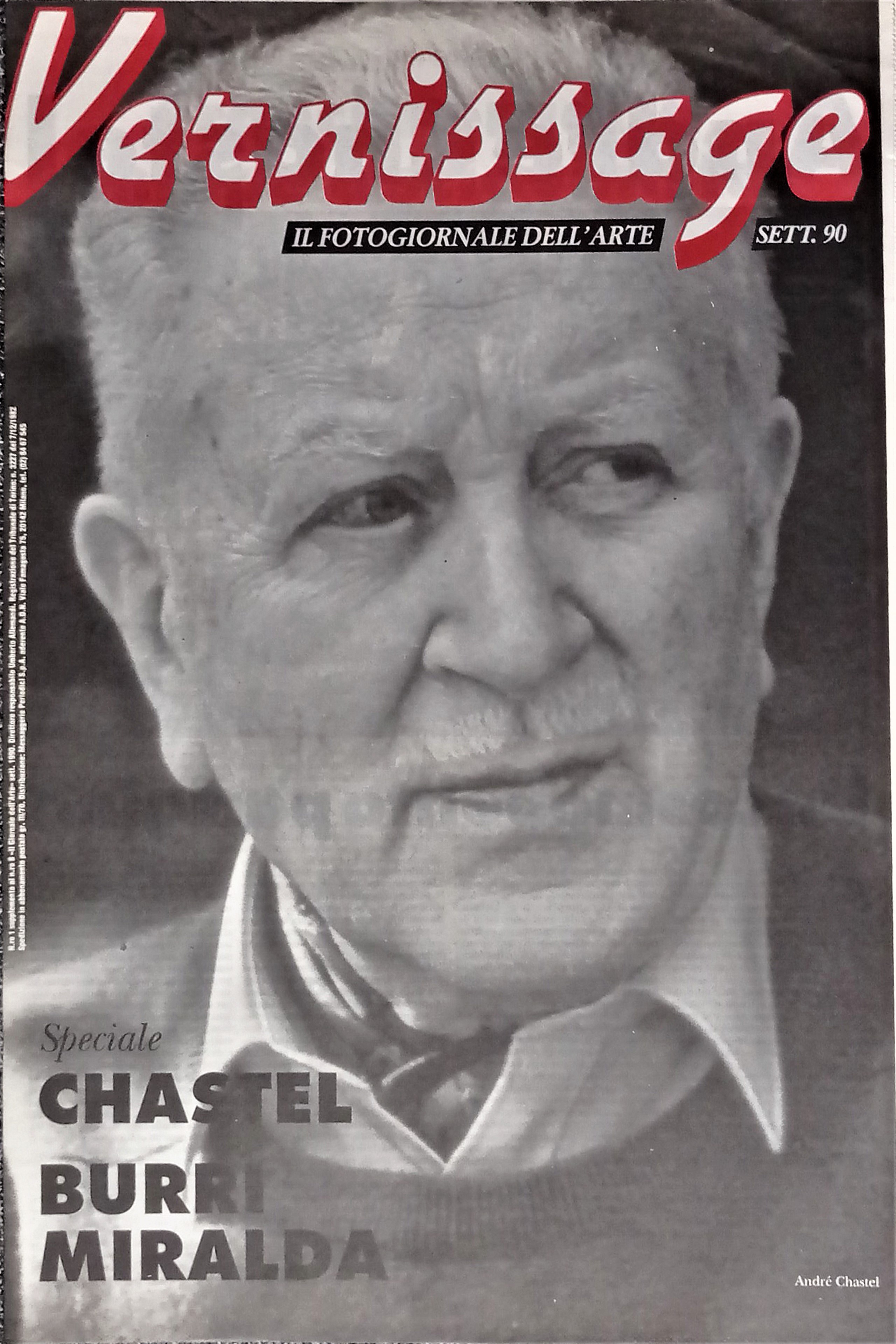 Il Fotogiornale dell'Arte - Vernissage - Settembre 1990 André Chastel