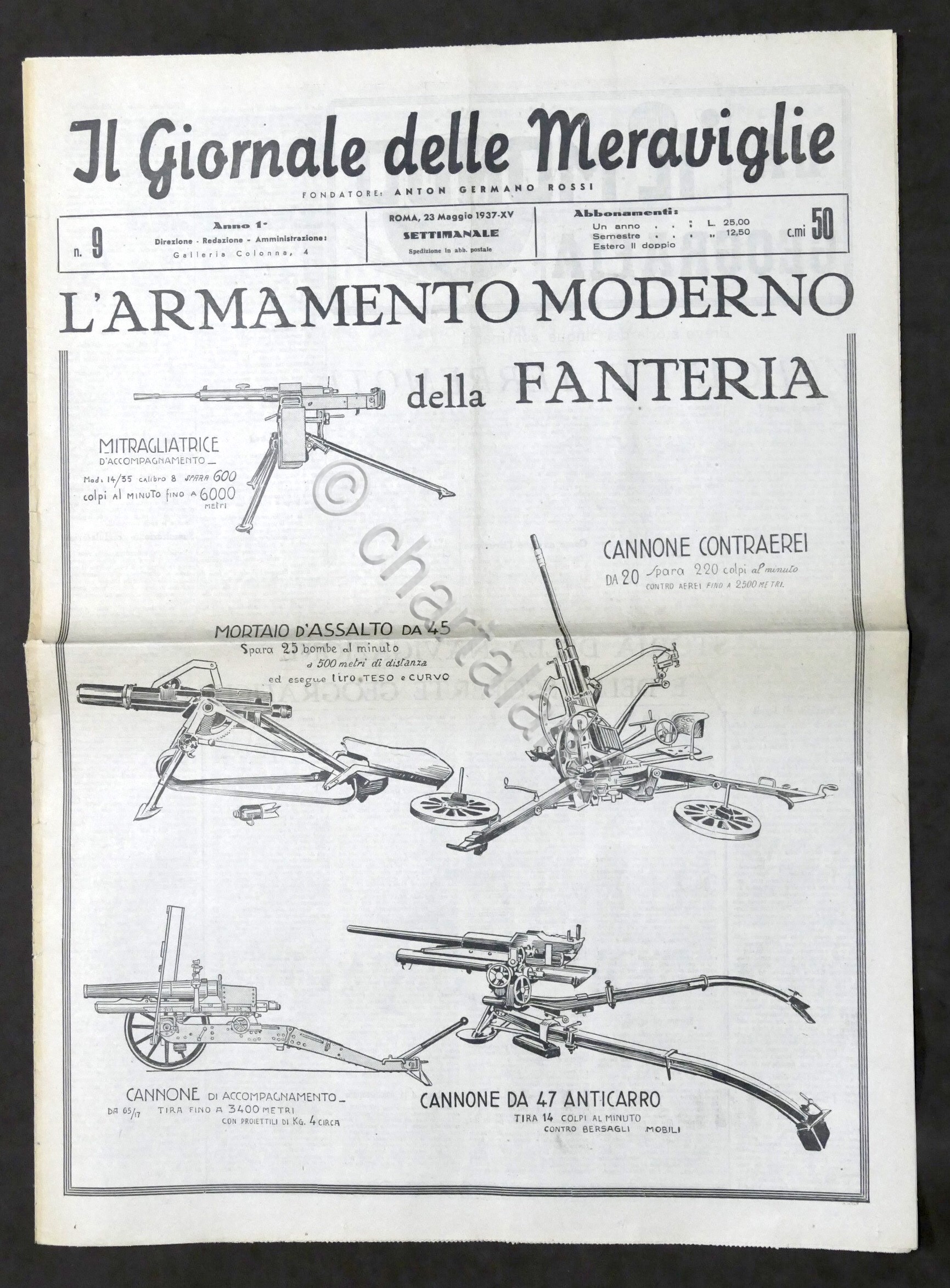 Il Giornale delle Meraviglie N. 9 - L'armamento moderno della …