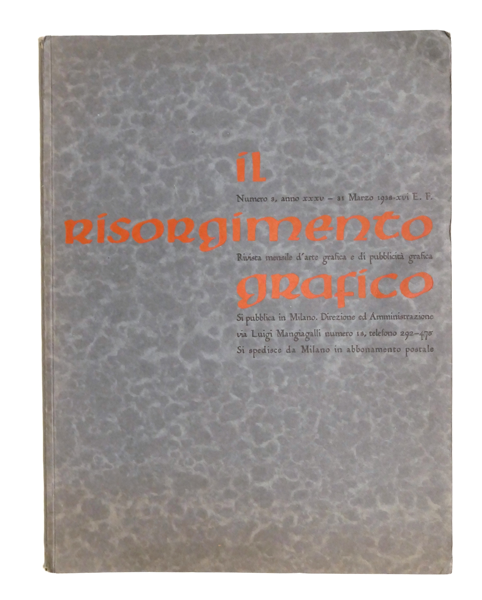 Il Risorgimento Grafico Rivista arte grafica pubblicità N. 3 - …