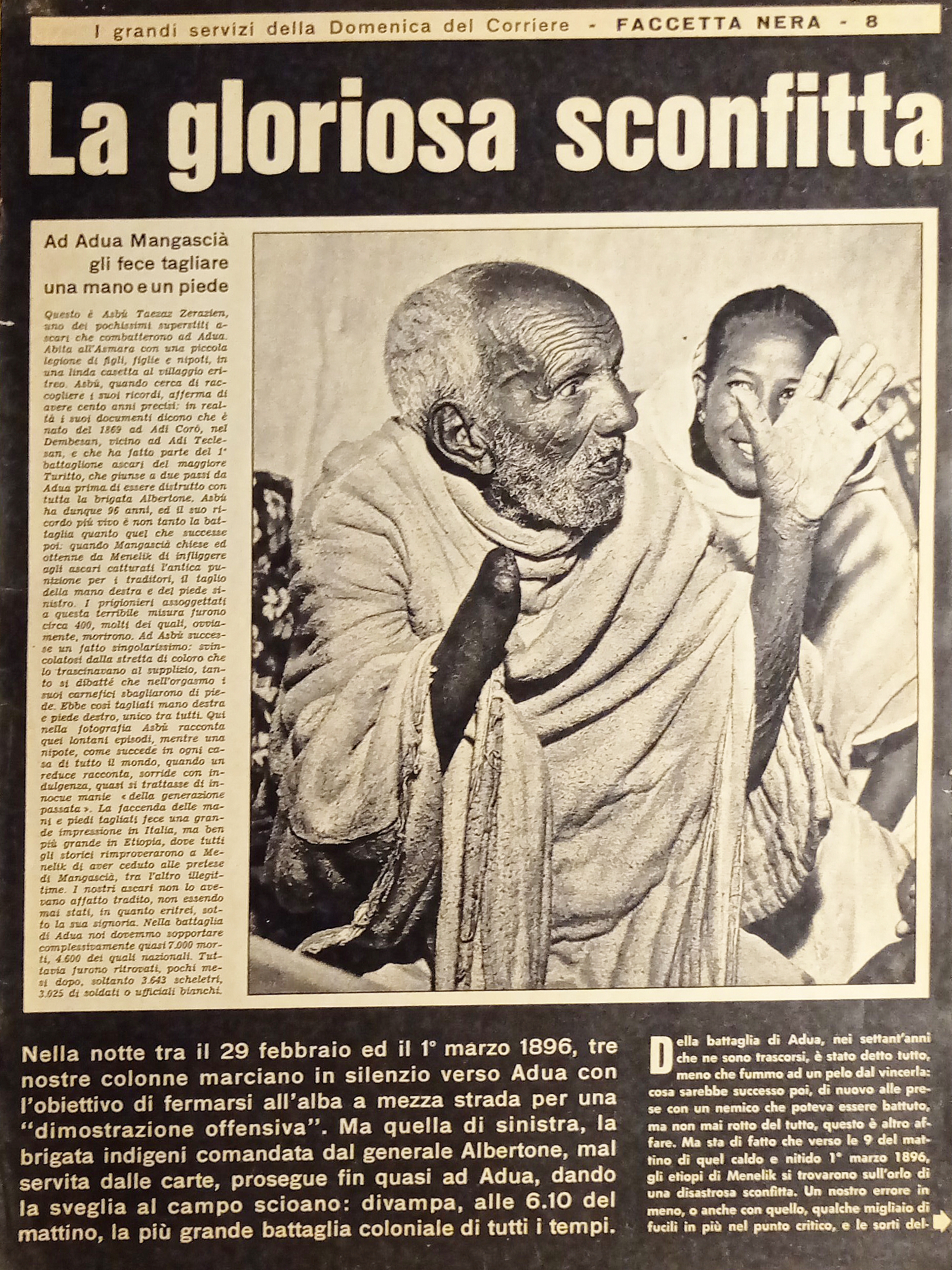 Inserti della Domenica del Corriere - Faccetta Nera N. 8 …