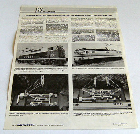 Istruzioni - Walthers - Montaggio Locomotiva E 60 C + …