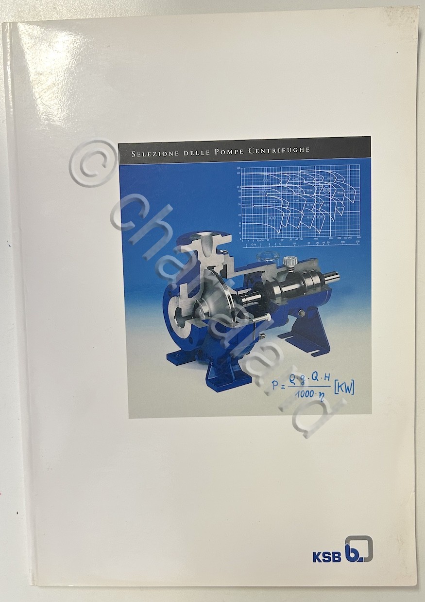 KSB - Selezione delle pompe centrifughe - ed. 1990 ca.