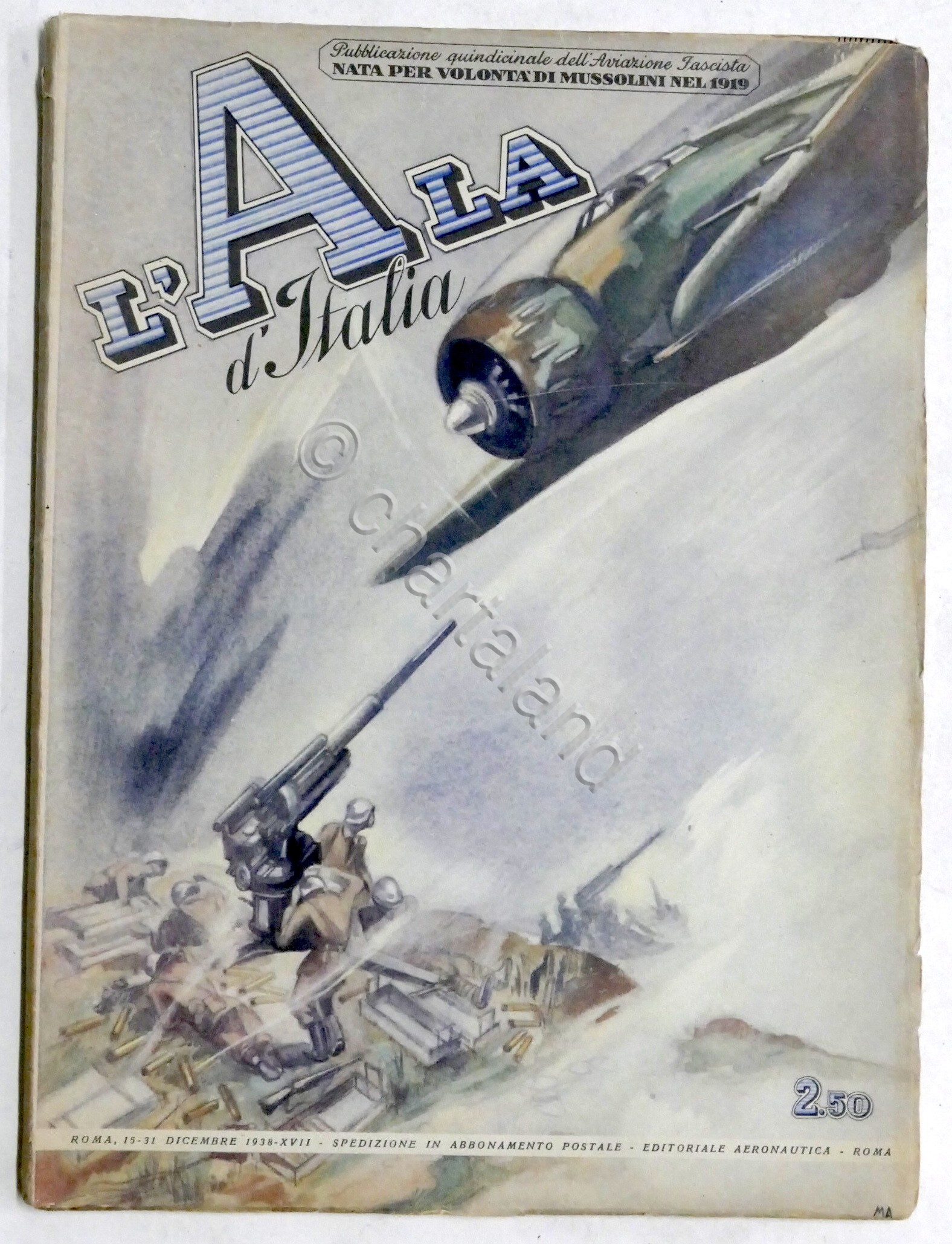Quindicinale dell'Aviazione Fascista - L'Ala d'Italia - 15-31 Dicembre 1938
