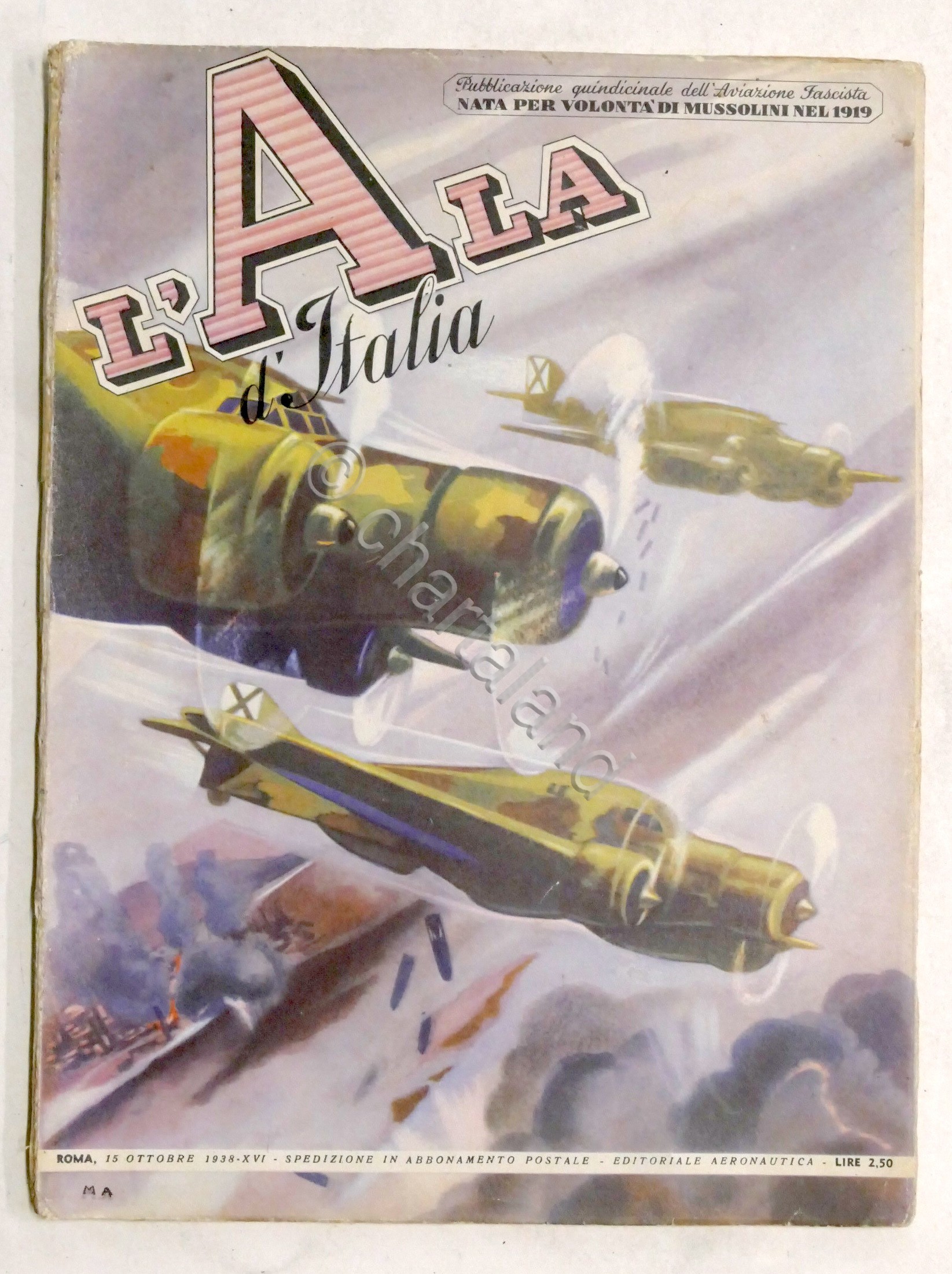 Quindicinale dell'Aviazione Fascista - L'Ala d'Italia - 15 Ottobre 1938