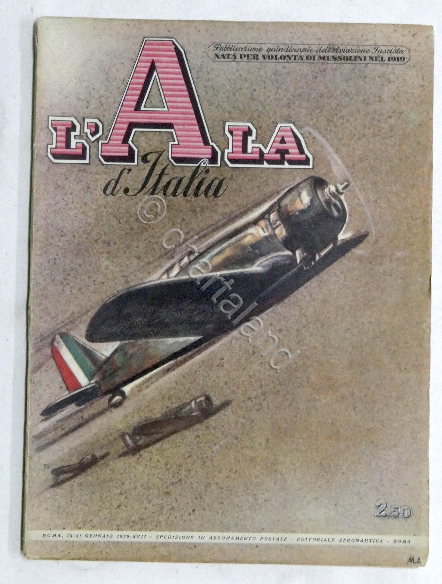 Quindicinale dell'Aviazione Fascista L'Ala d'Italia - N. 2 - 15-31 …