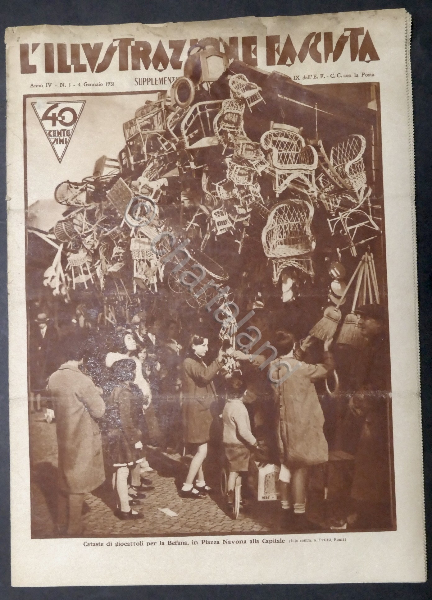 L'Illustrazione Fascista Anno IV N. 1 - 1931 Cataste di …