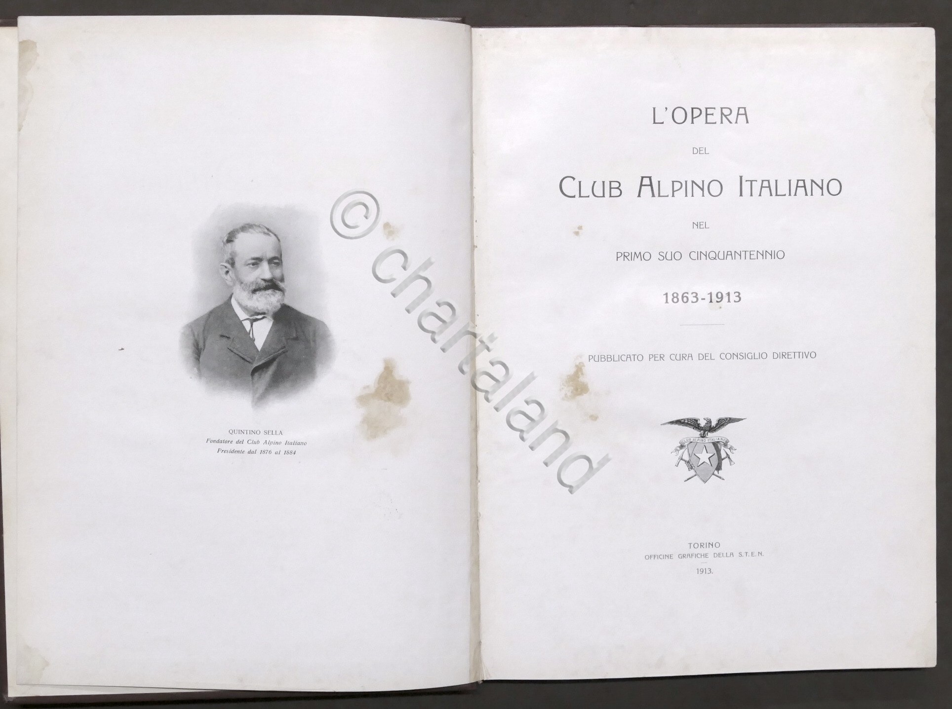 L'opera del Club Alpino Italiano nel primo suo cinquantennio 1863-1913