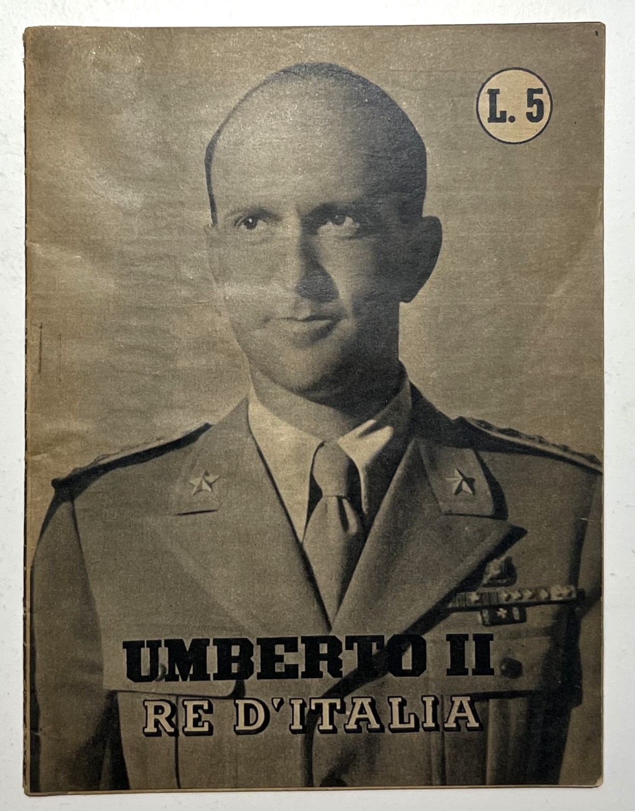 L. Zuccolo - Umberto II, Re d'Italia - ed. 1946