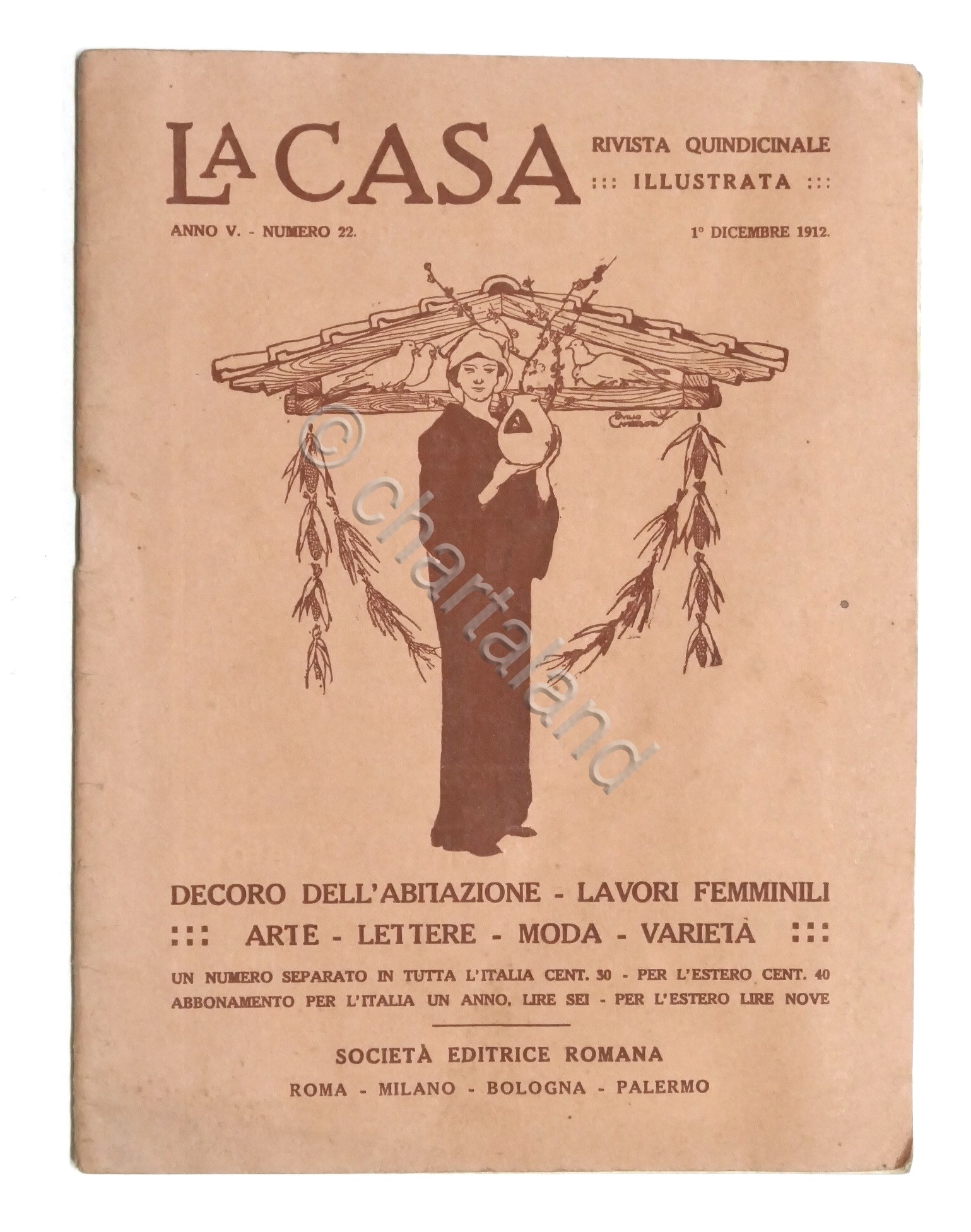 La Casa - Rivista quindicinale illustrata - Anno V - …