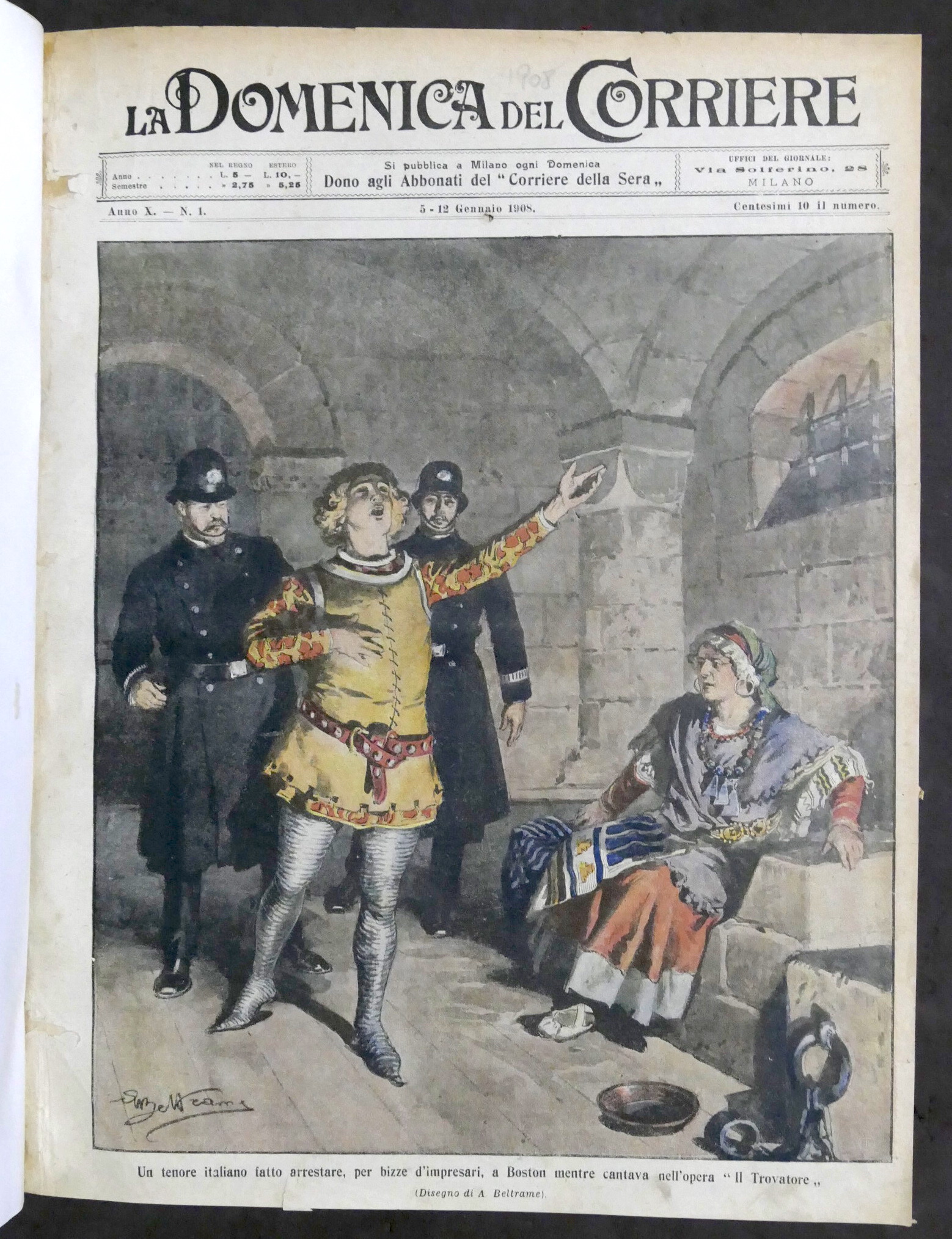 La Domenica del Corriere - Annata completa - 1908