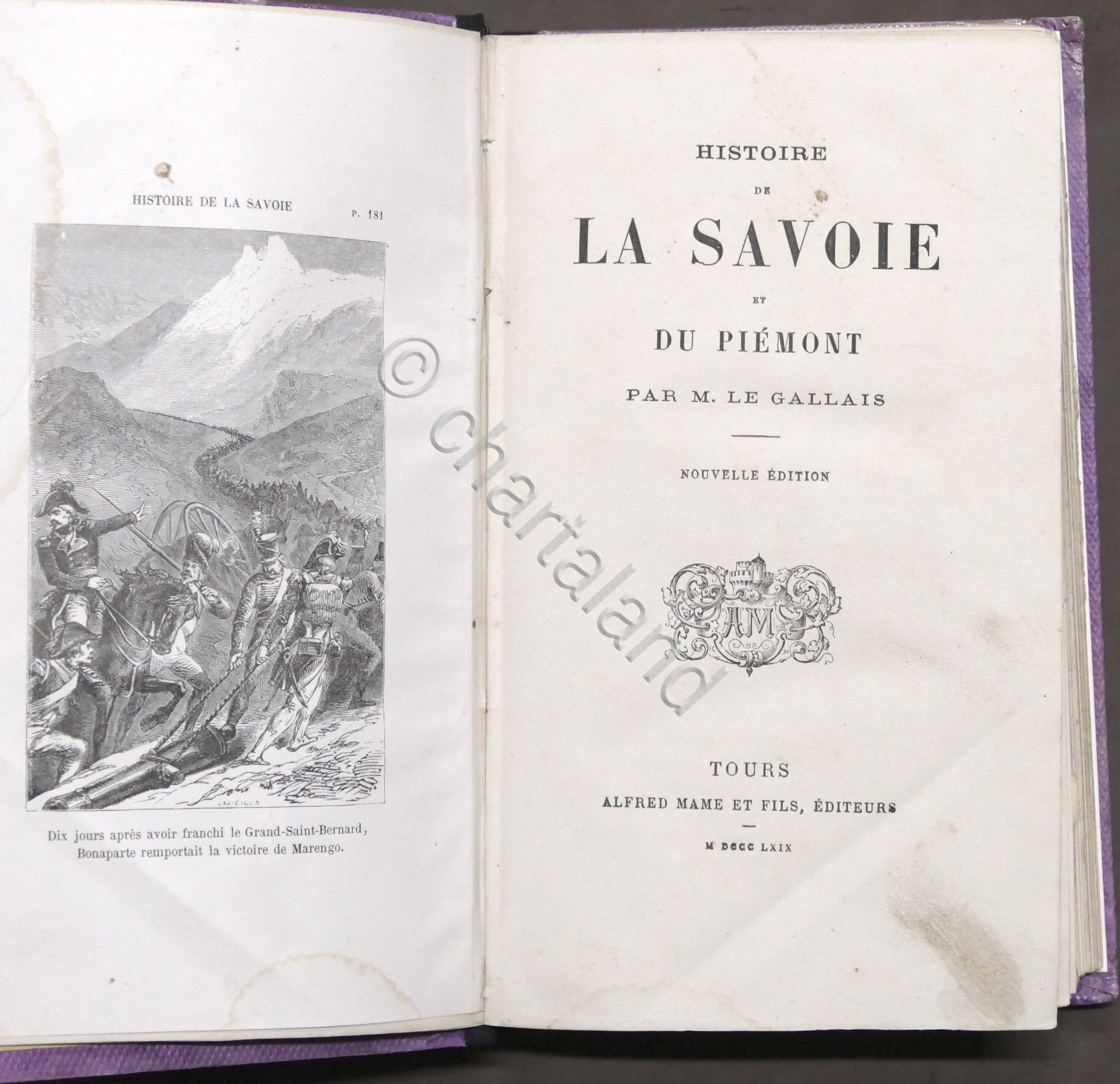 Le Gallais - Histoire de la Savoie et du Piemont …