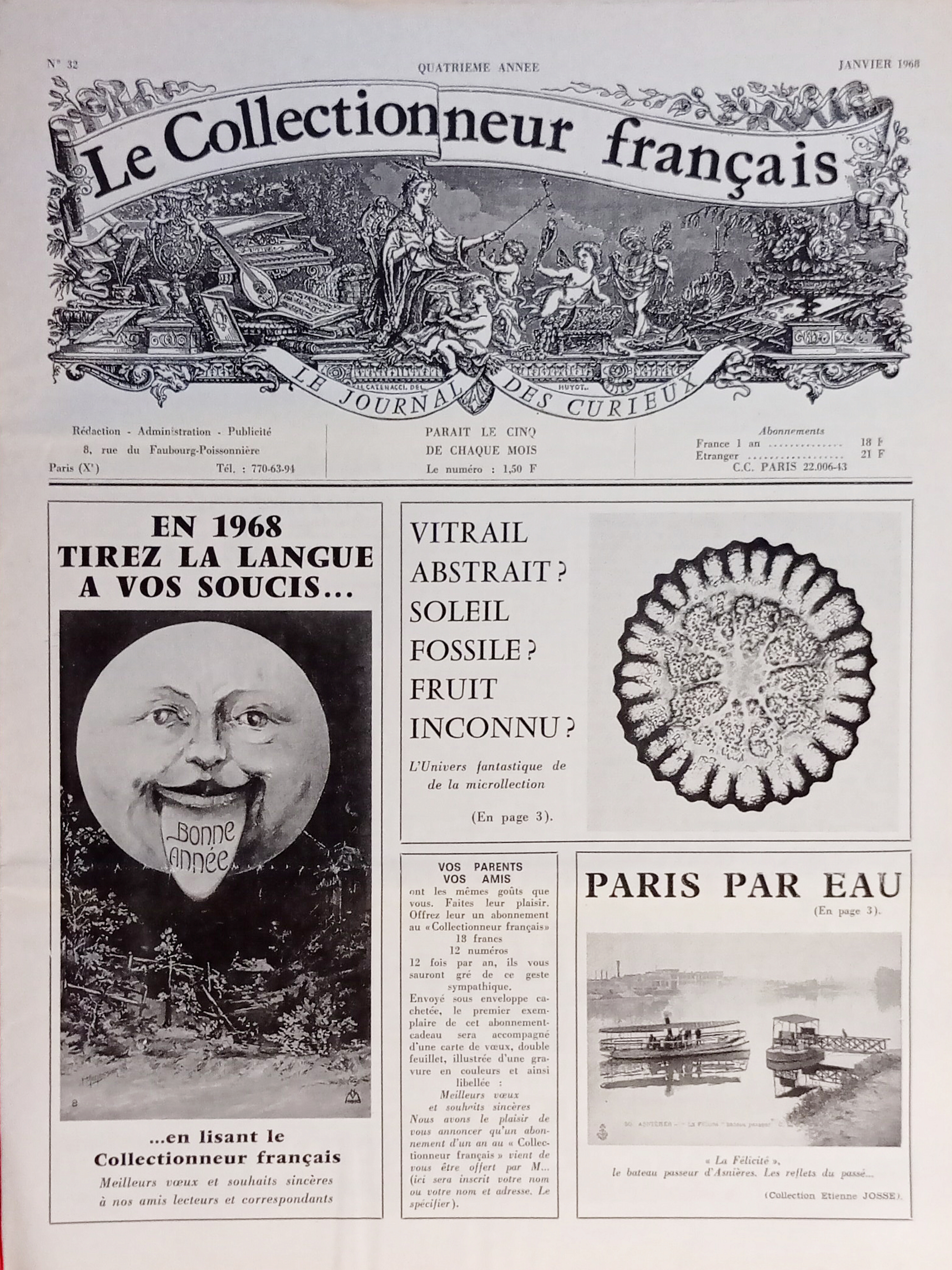 Le Journal des Curieux - Le Collectionneur Francais N. 32 …