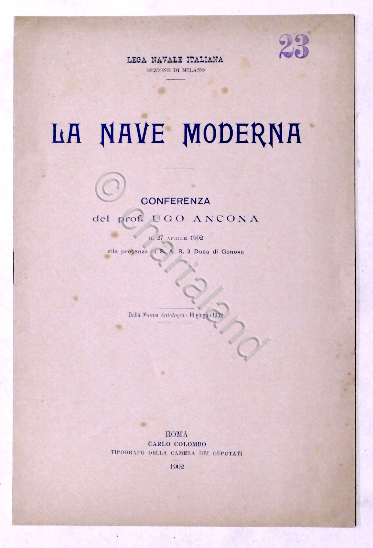 Lega Navale Italiana - La Nave Moderna - Conferenza del …