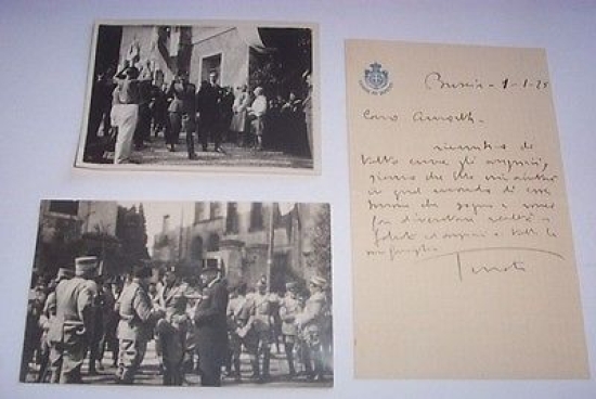 Lettera Autografo Augusto Turati - 1925