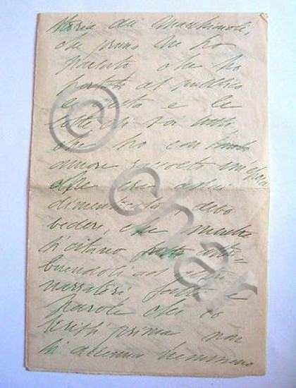 Lettera Autografo Scrittrice Anna Franchi 1955 ca