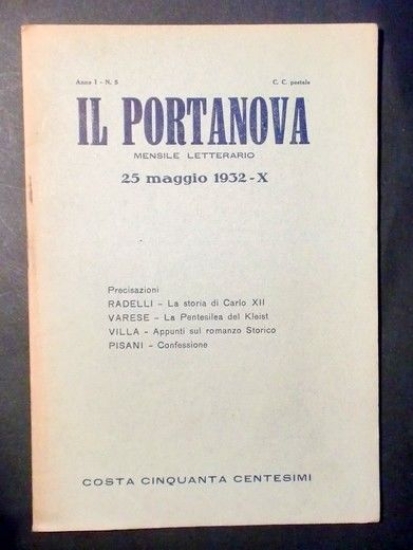 Letteratura - Il Portanova - Anno I - N° 5 …