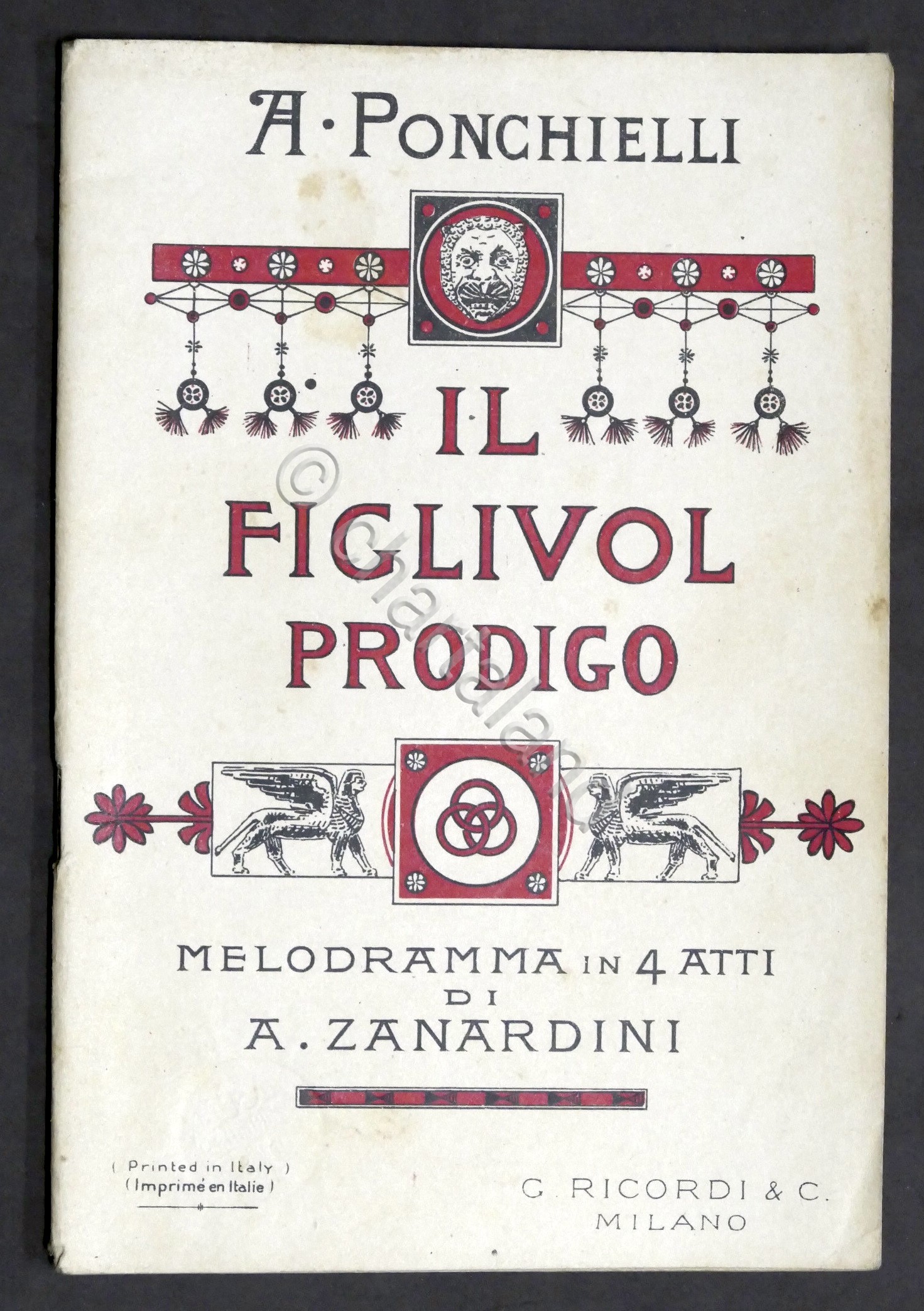Libretto Opera - A. Ponchielli - Il Figliuol Prodigo - …