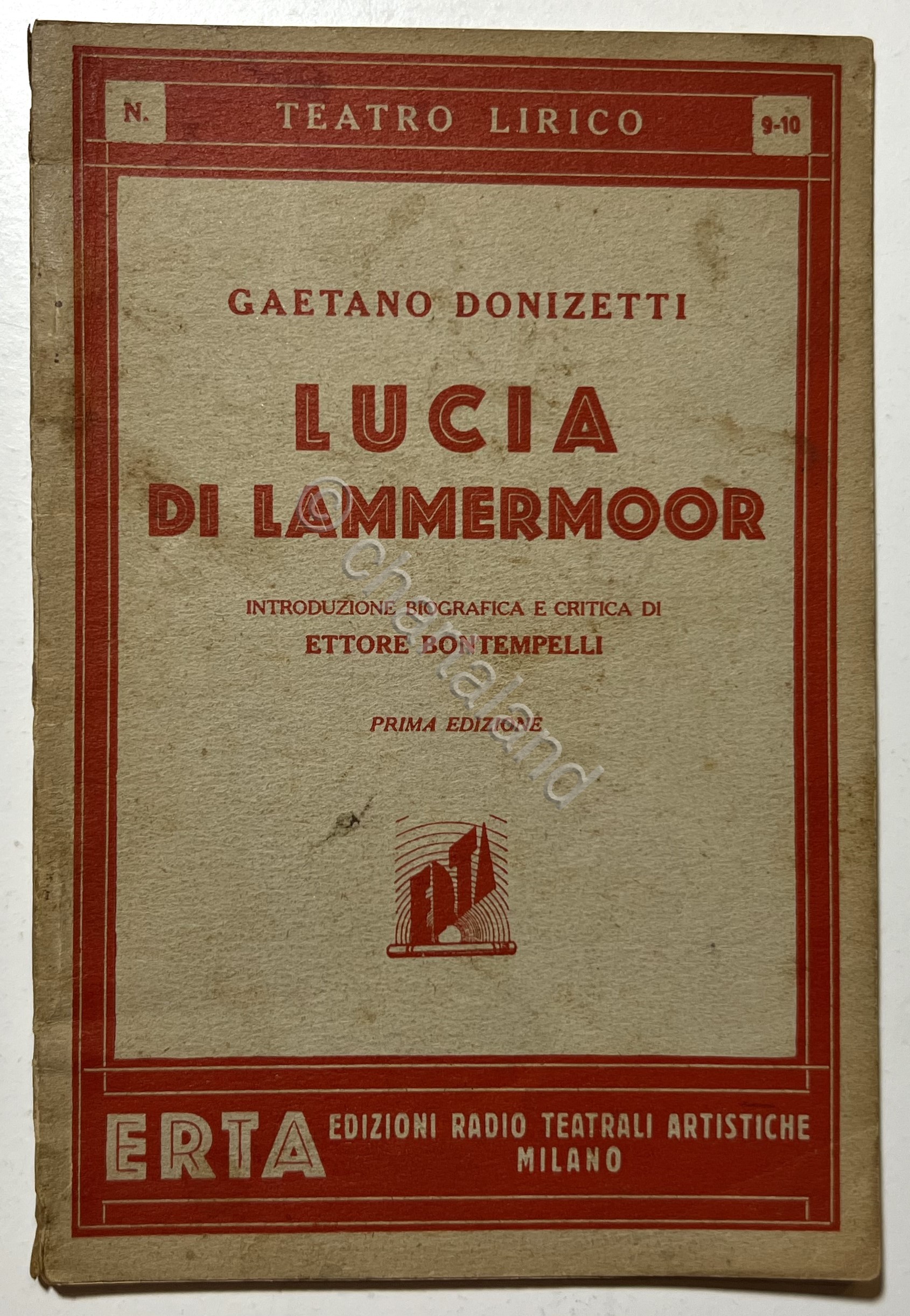 Libretto Opera - Lucia di Lammermoor: Dramma Tragico di G. …