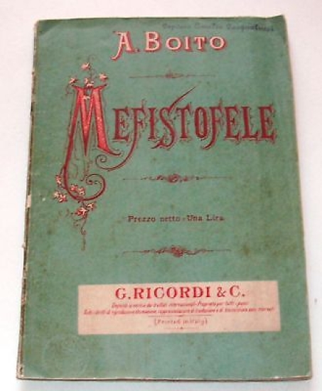 Libretto Opera Mefistofele Boito 1936 Scene