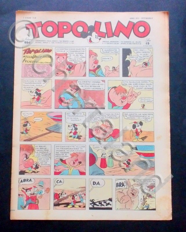 Topolino giornale - Numero 694 - Anno XVII - Giugno …