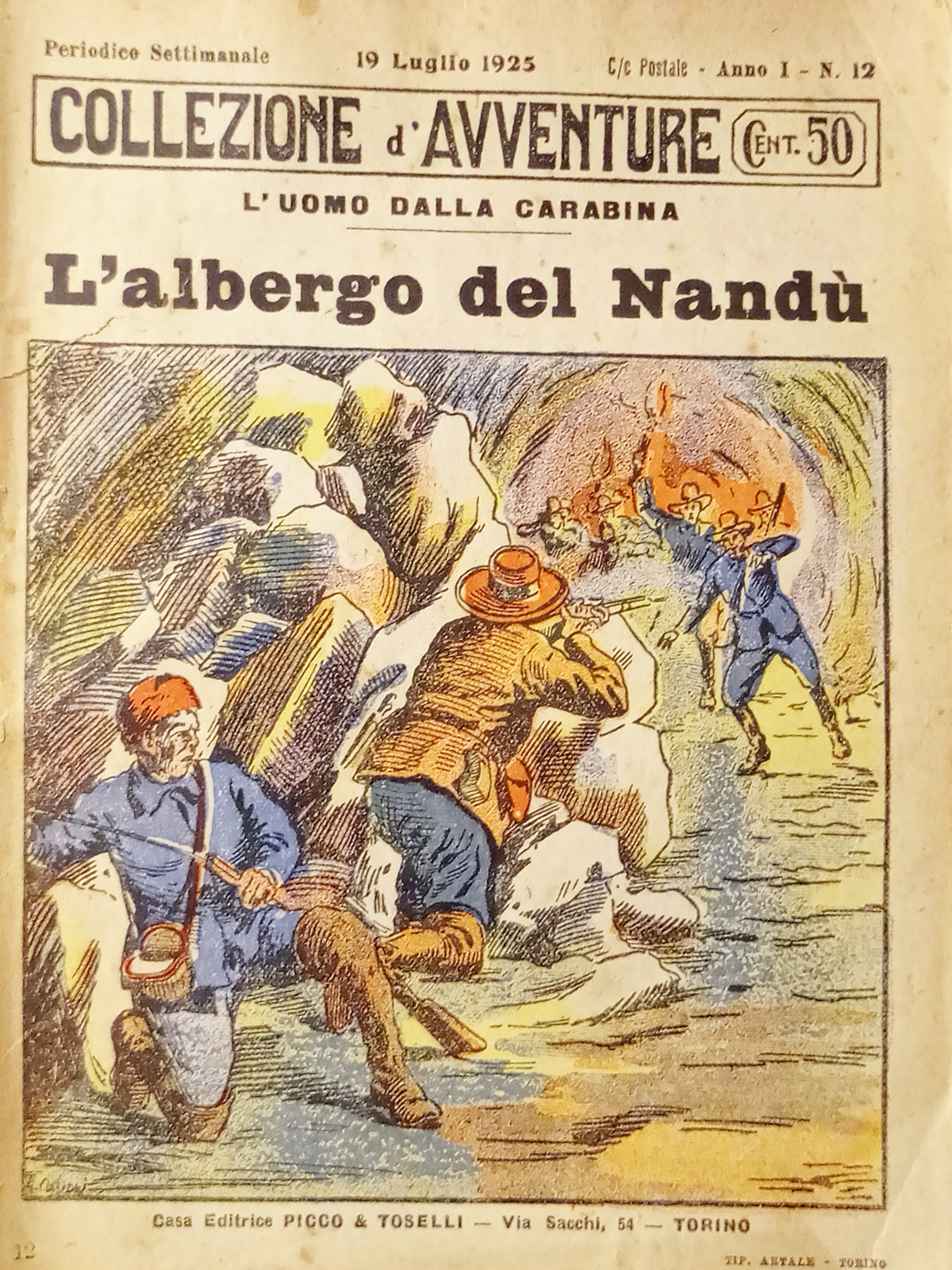 Libri Ragazzi - Collezione d'Avventure N. 12 - 1925 L'albergo …