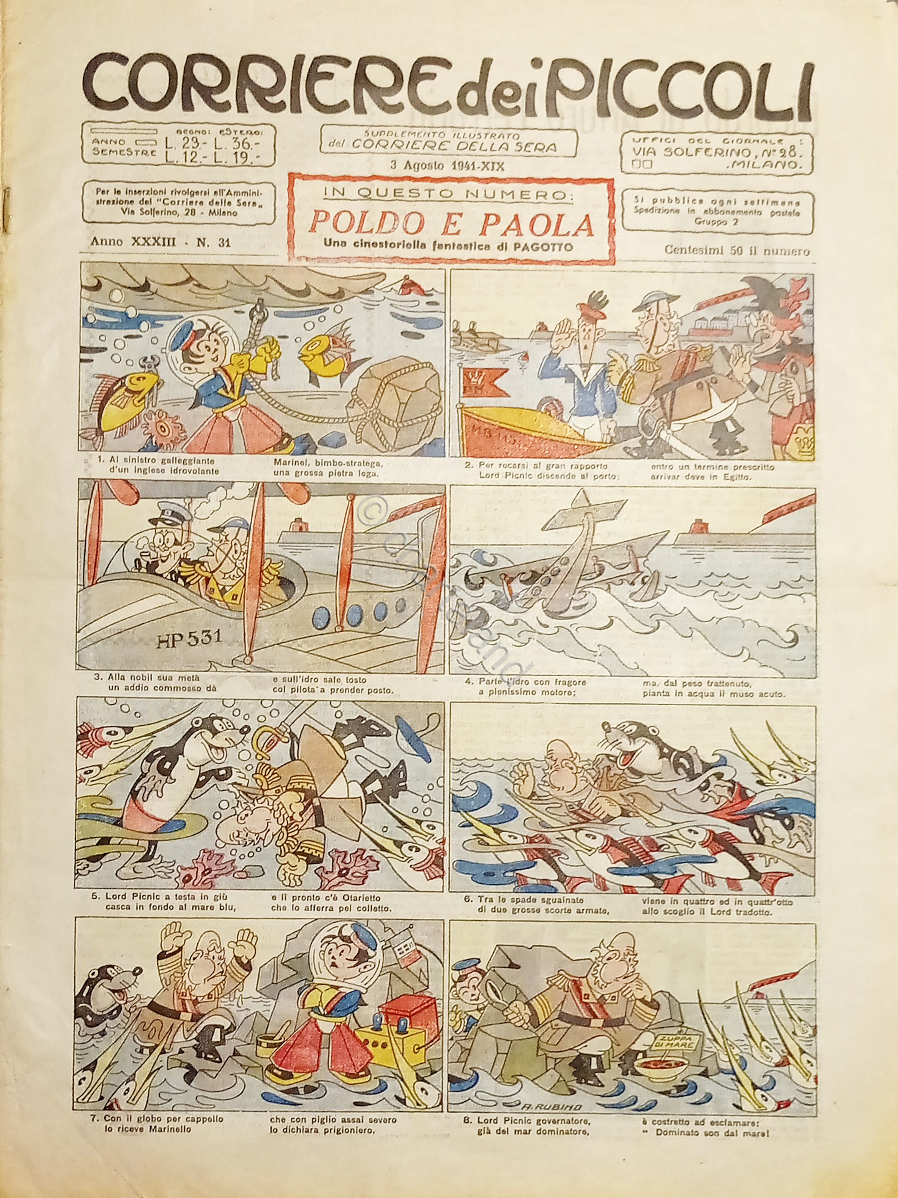 Libri Ragazzi - Corriere dei Piccoli - N. 31 - …