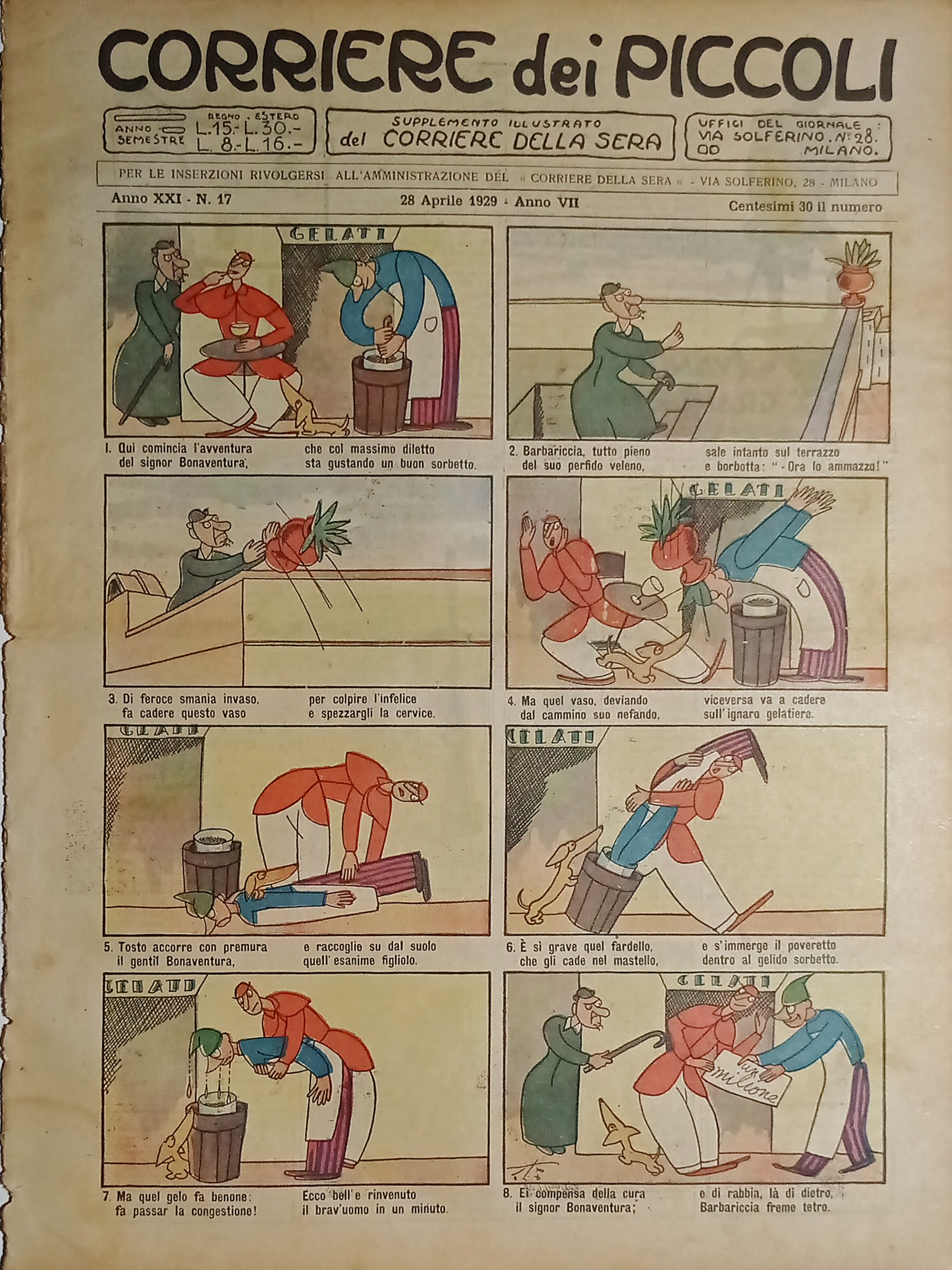 Libri Ragazzi - Corriere dei Piccoli N. 17 - 1929 …