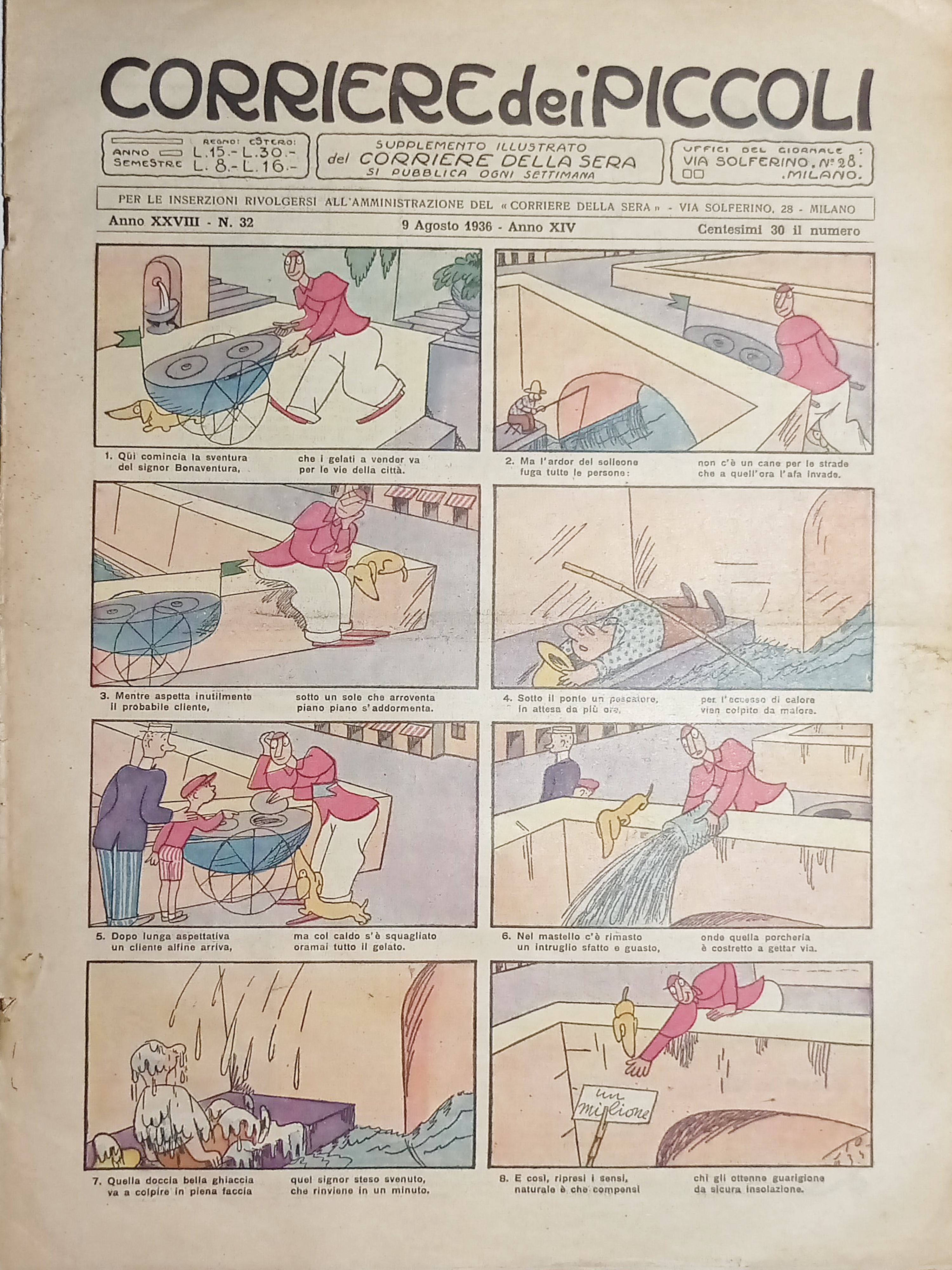Libri Ragazzi - Corriere dei Piccoli N. 32 - 1936 …