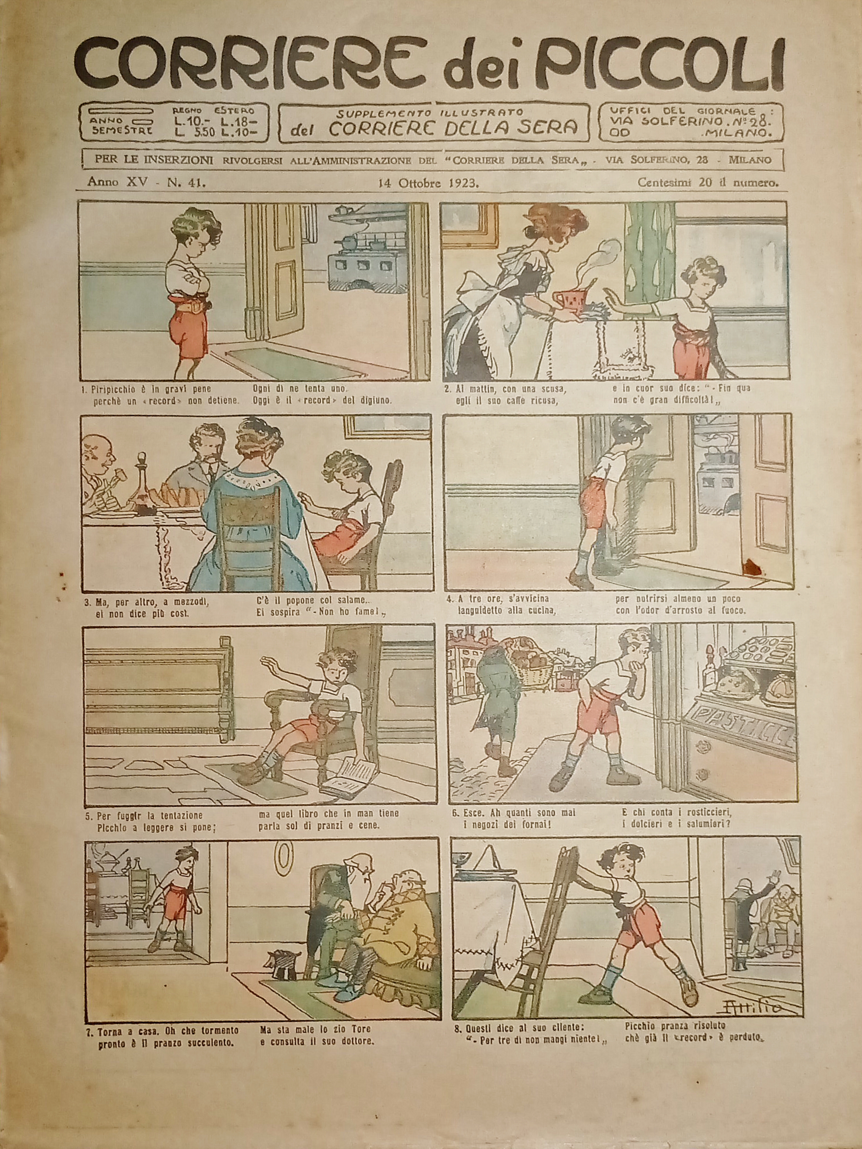 Libri Ragazzi - Corriere dei Piccoli N. 41 - 1923 …