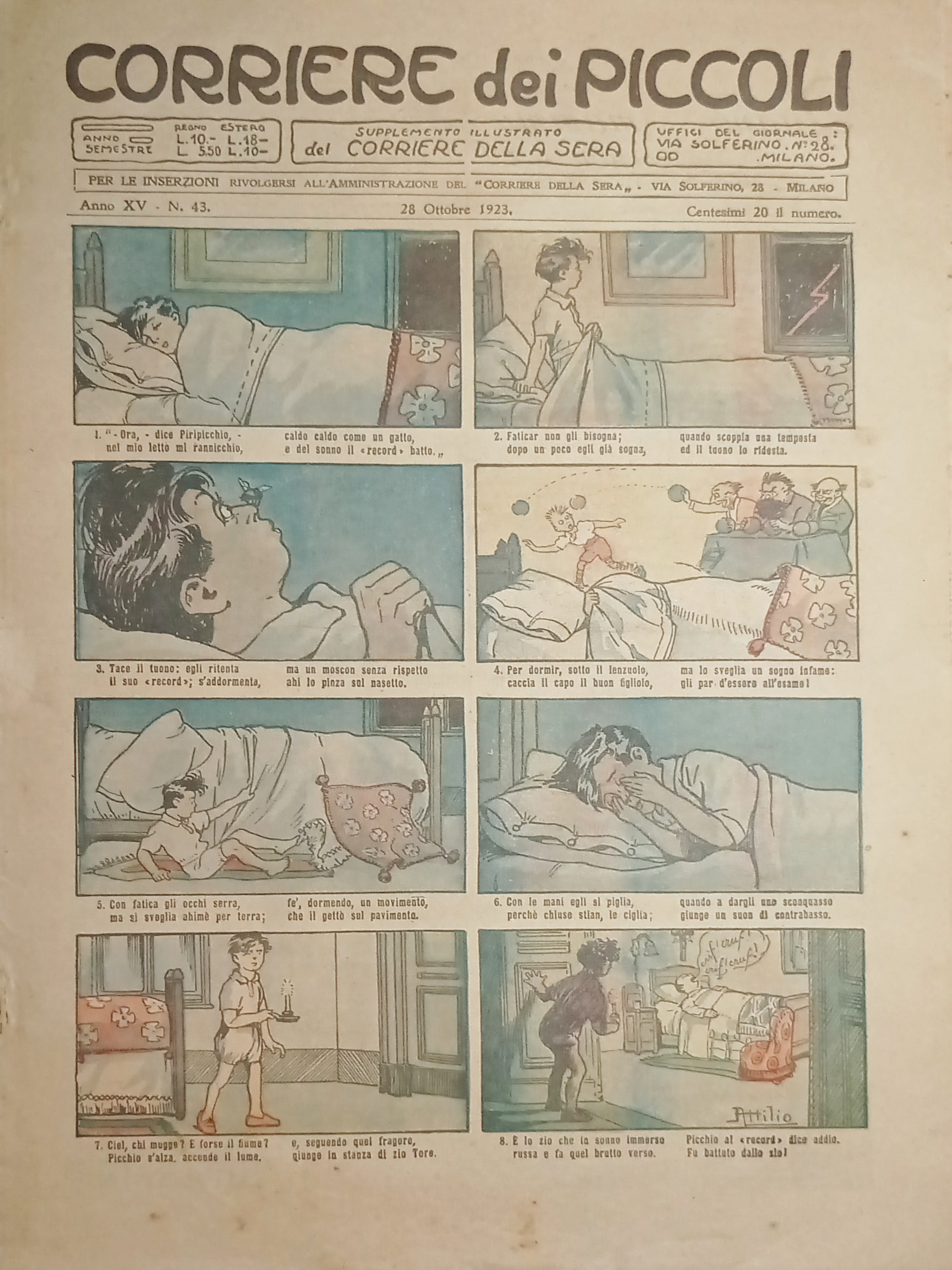 Libri Ragazzi - Corriere dei Piccoli N. 43 - 1923 …