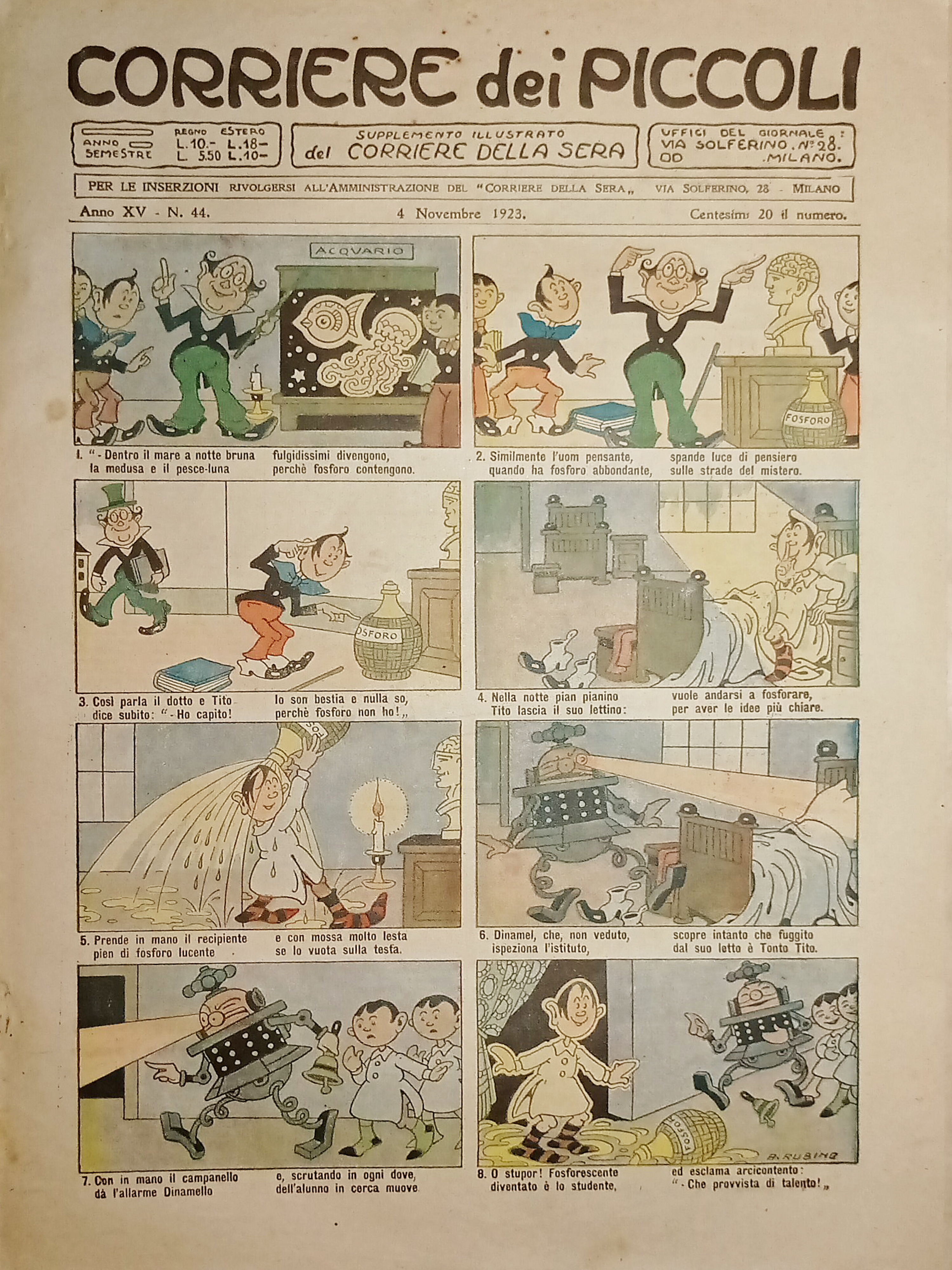 Libri Ragazzi - Corriere dei Piccoli N. 44 - 1923 …