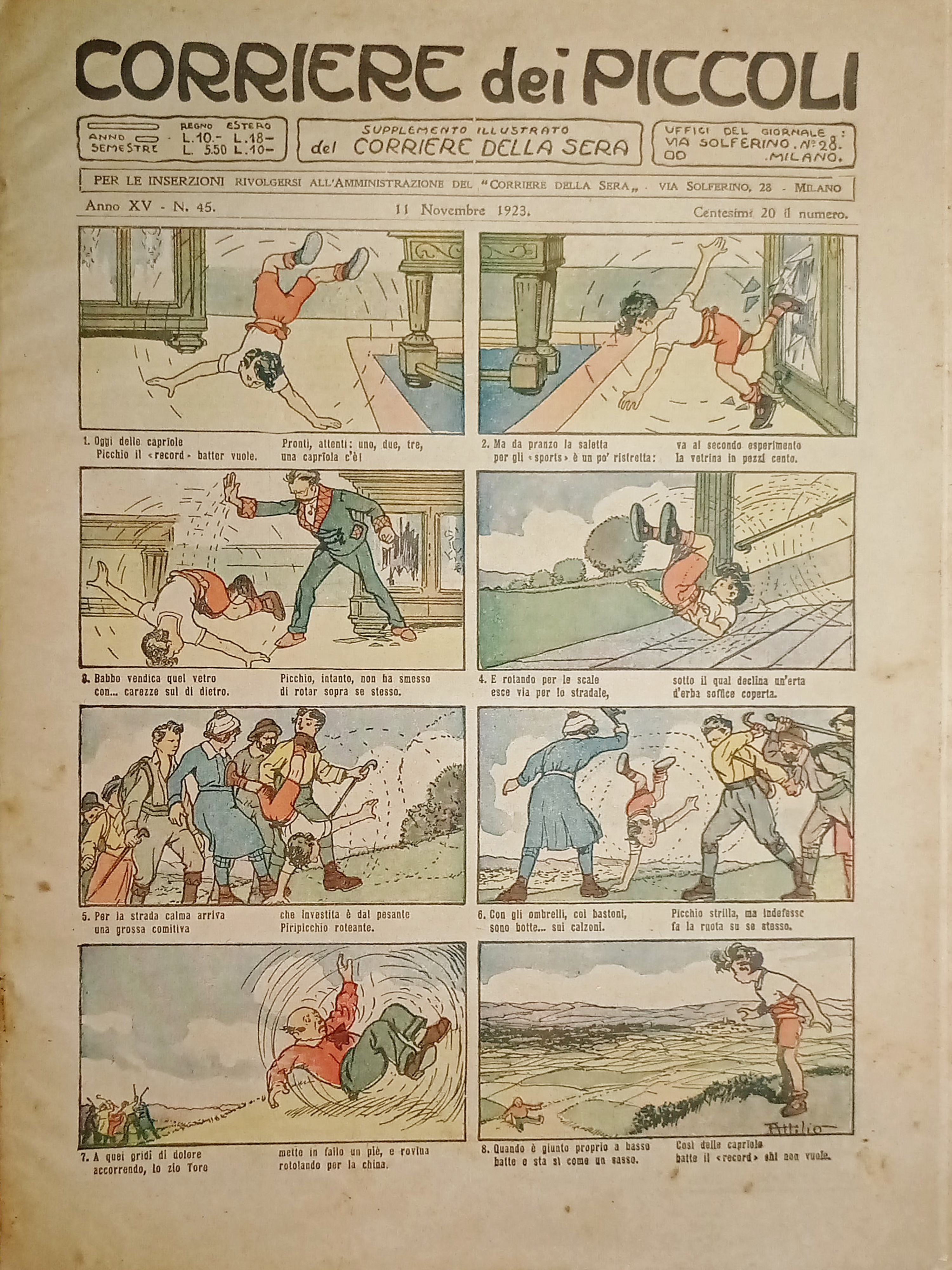 Libri Ragazzi - Corriere dei Piccoli N. 45 - 1923 …