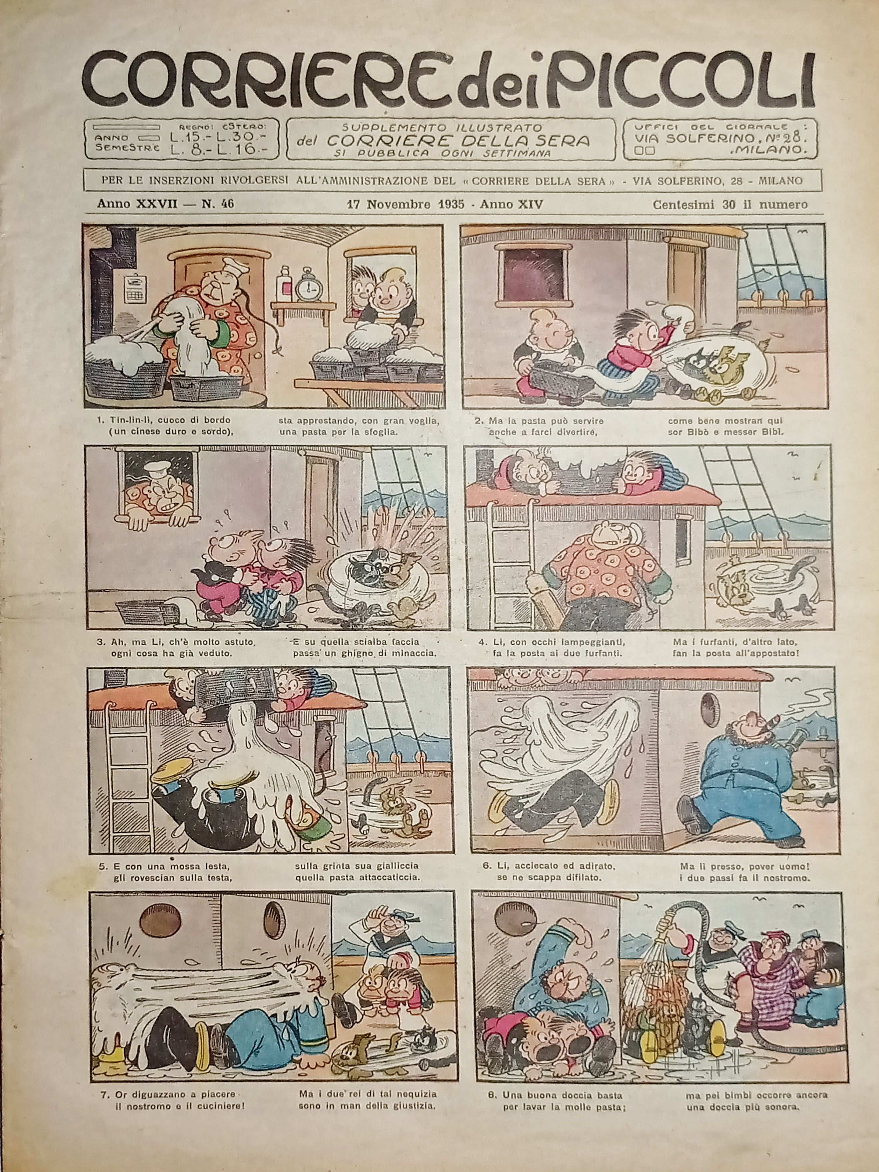Libri Ragazzi - Corriere dei Piccoli N. 46 - 1935