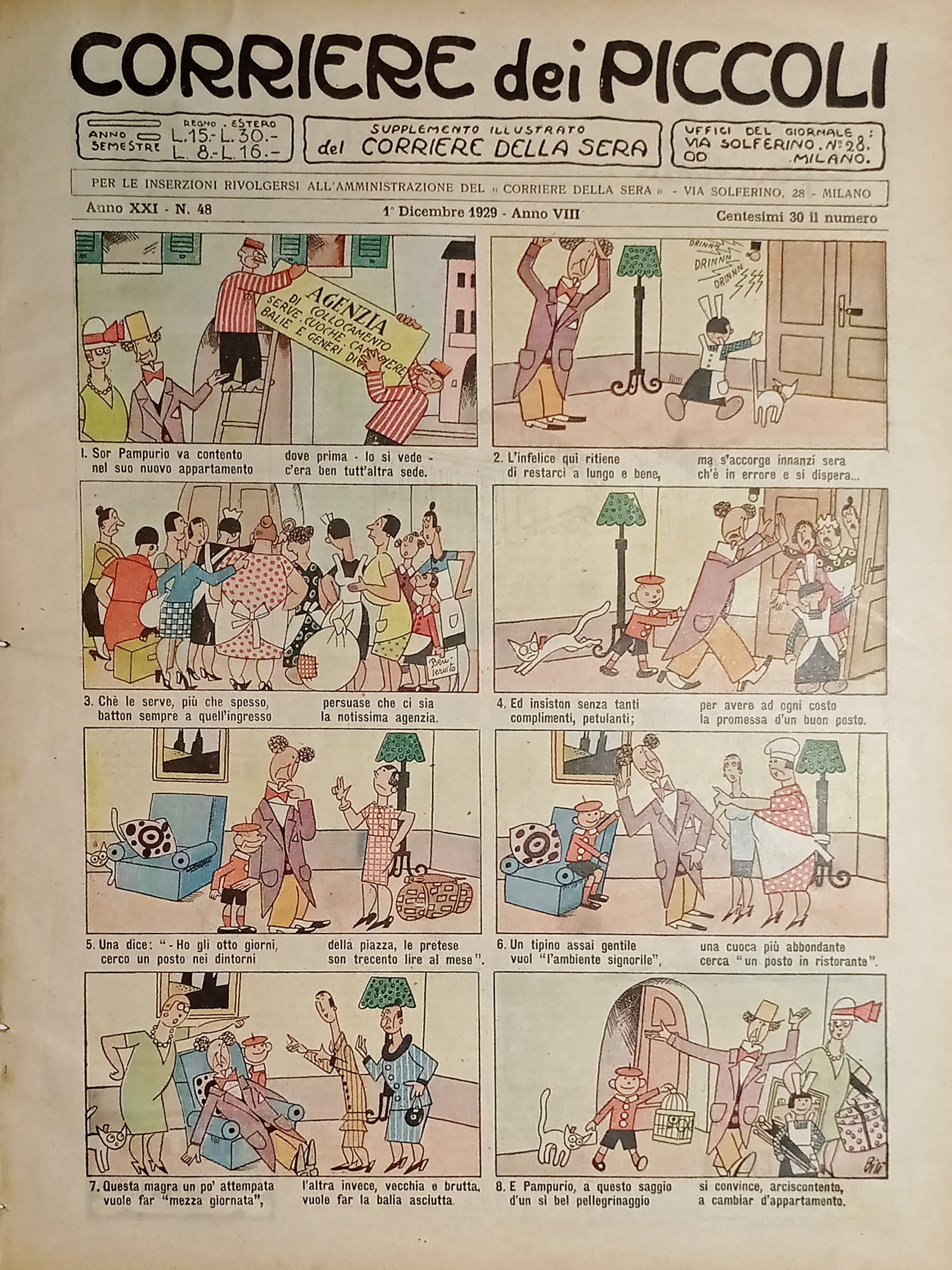 Libri Ragazzi - Corriere dei Piccoli N. 48 - 1929 …