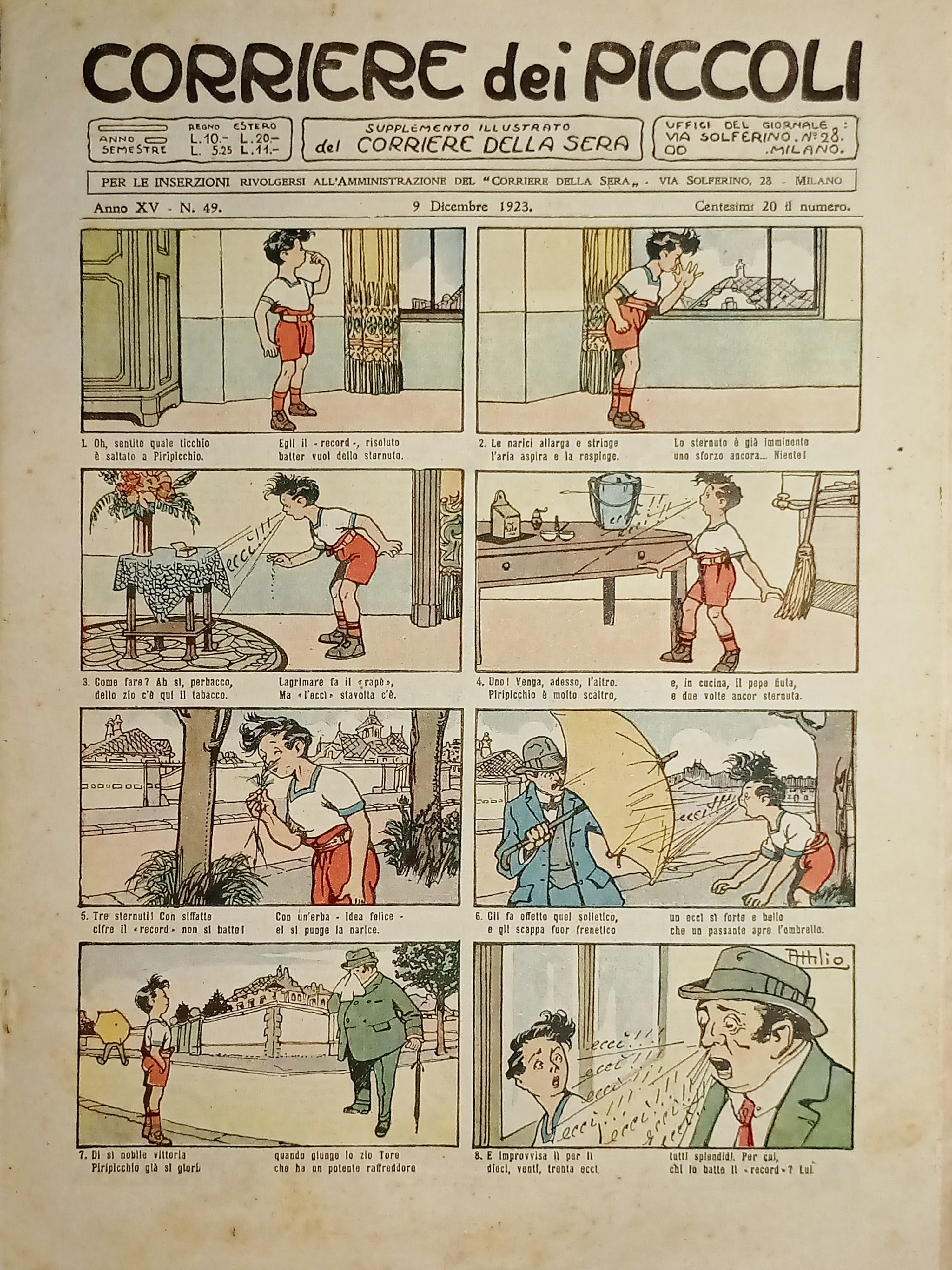 Libri Ragazzi - Corriere dei Piccoli N. 49 - 1923 …