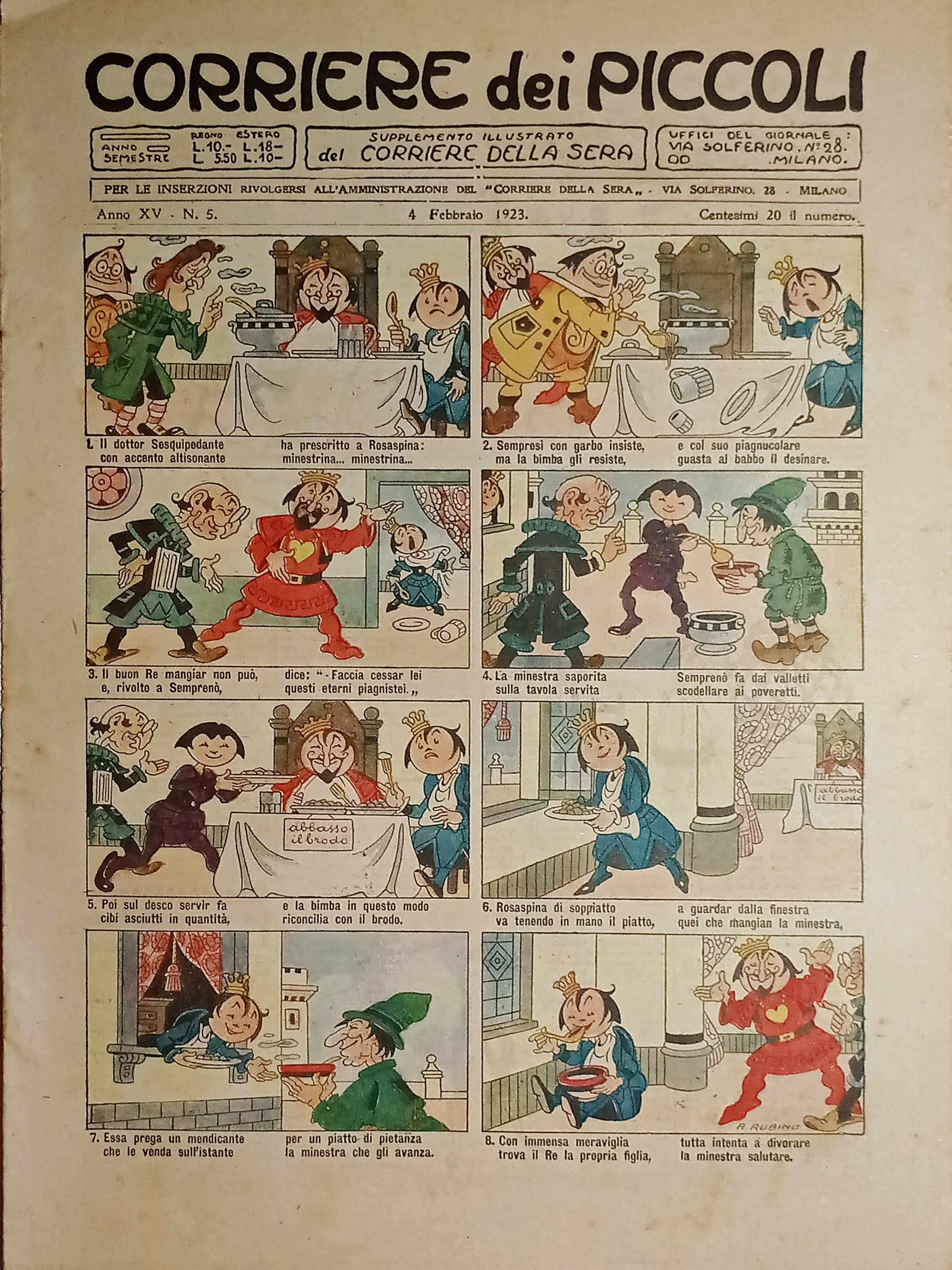 Libri Ragazzi - Corriere dei Piccoli N. 5 - 1923 …