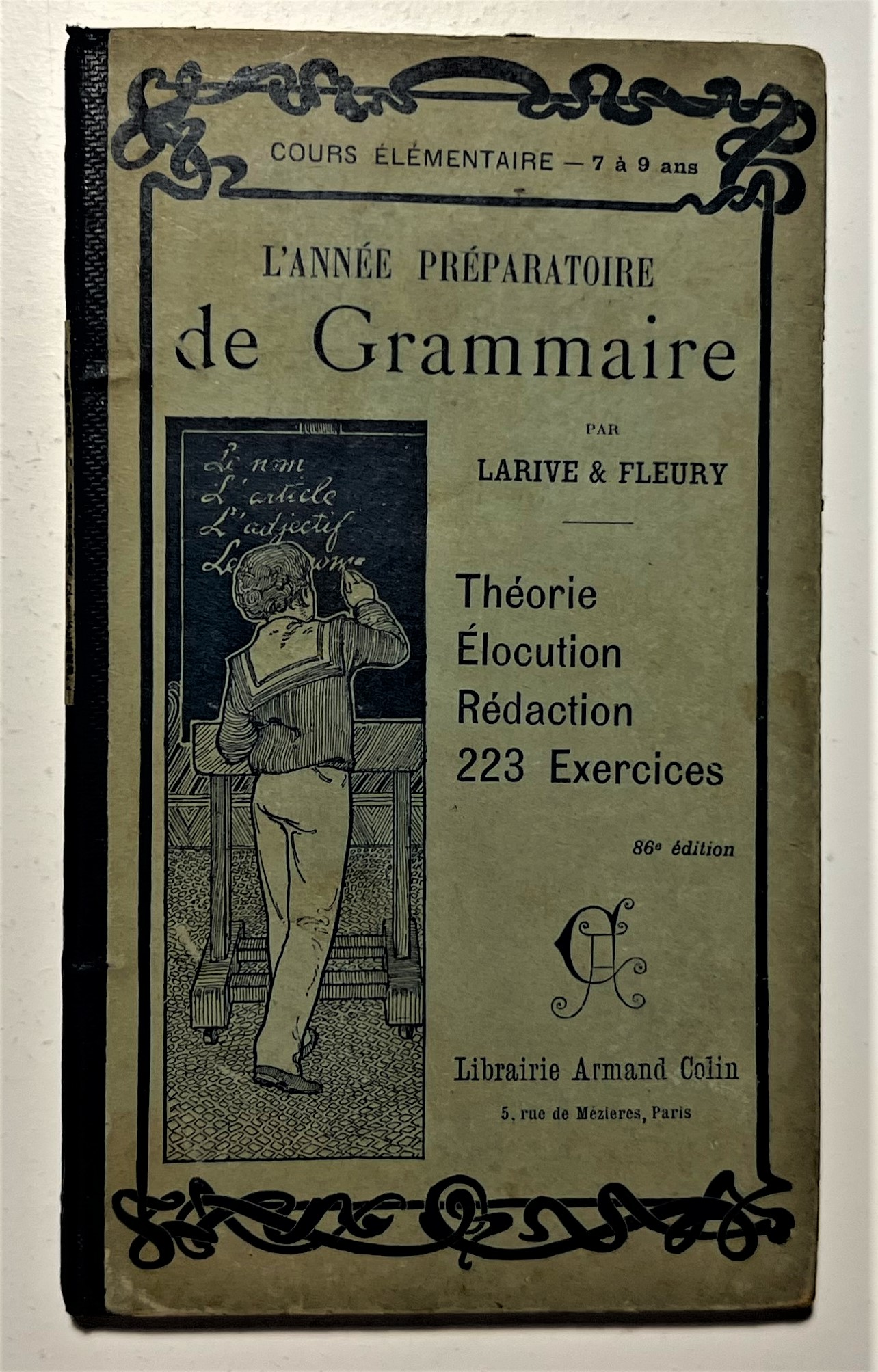 Libri Ragazzi - L'Année Préparatoire de Grammaire par MM. Larive …