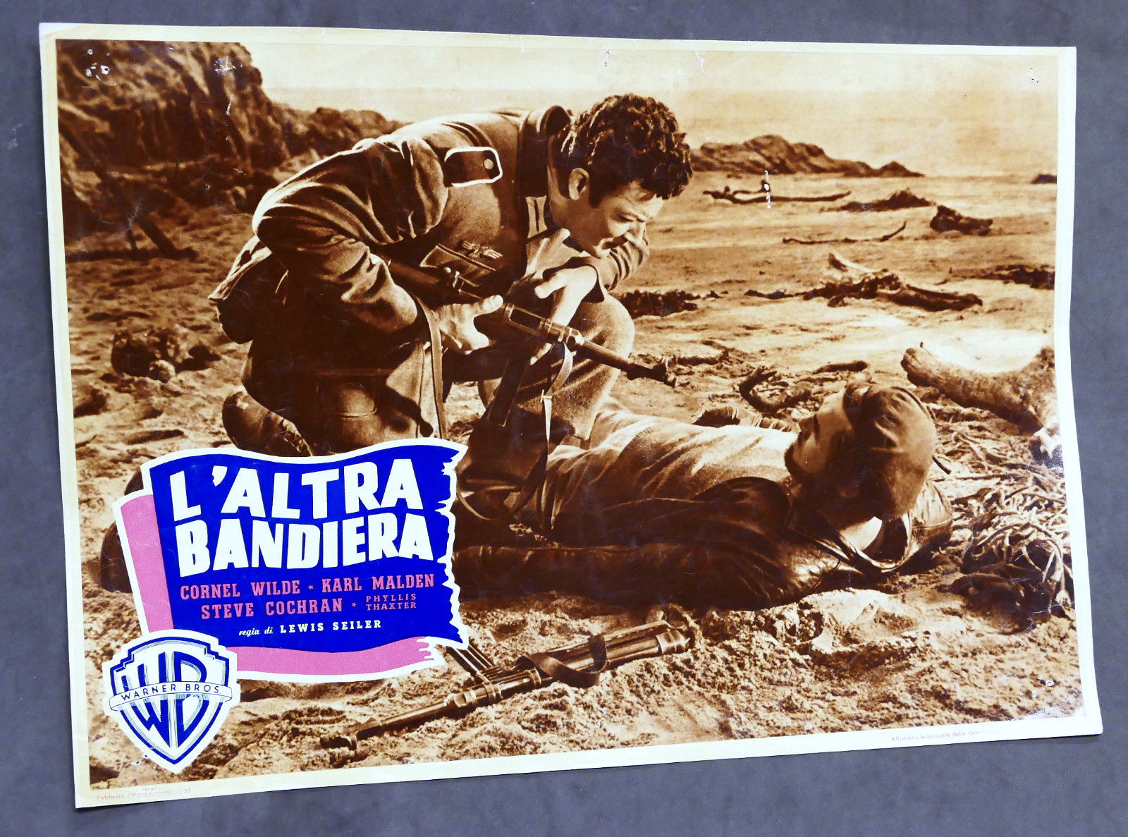 Locandina cinema - Film L'altra bandiera - Regia di Lewis …