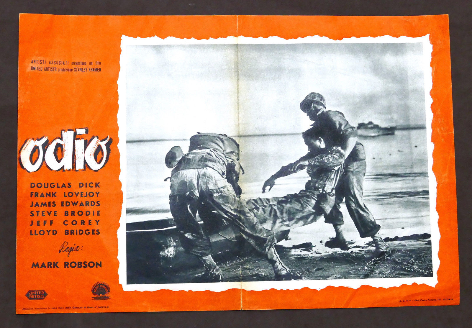 Locandina cinema - Film Odio - Douglas Dick - Frank …