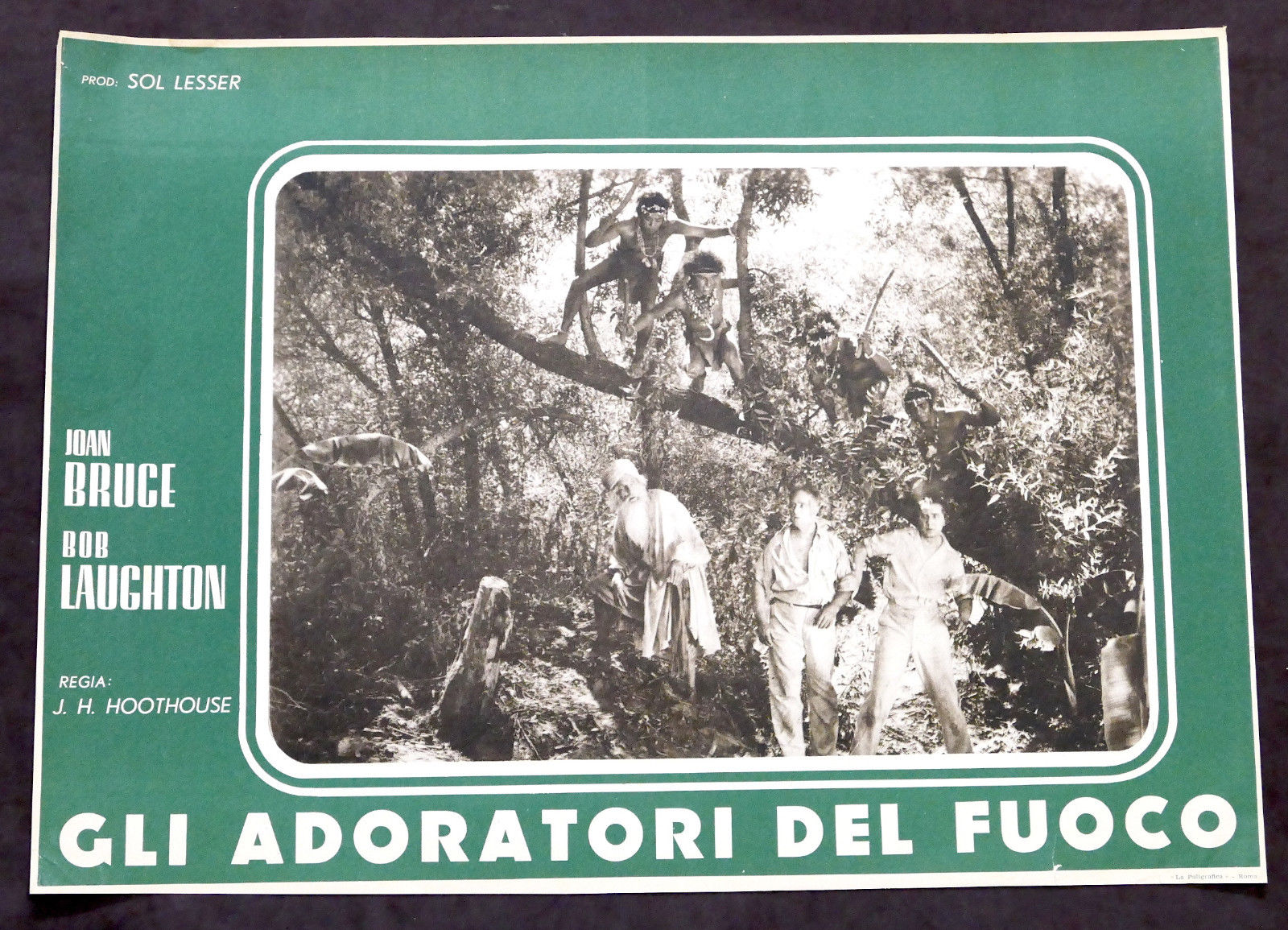 Locandina cinema Film Gli adoratori del fuoco Regia di J.H. …