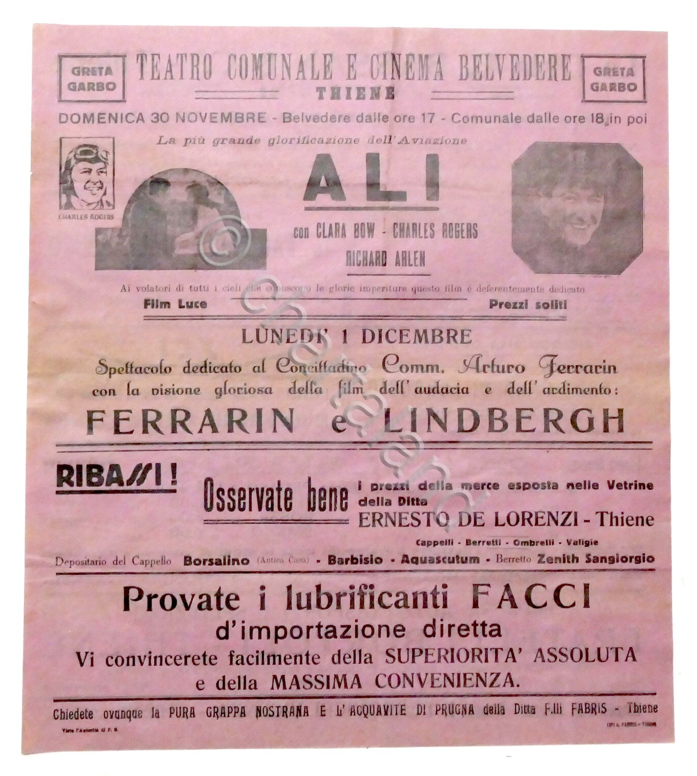 Locandina Teatro Comunale e Cinema di Thiene - Film di …