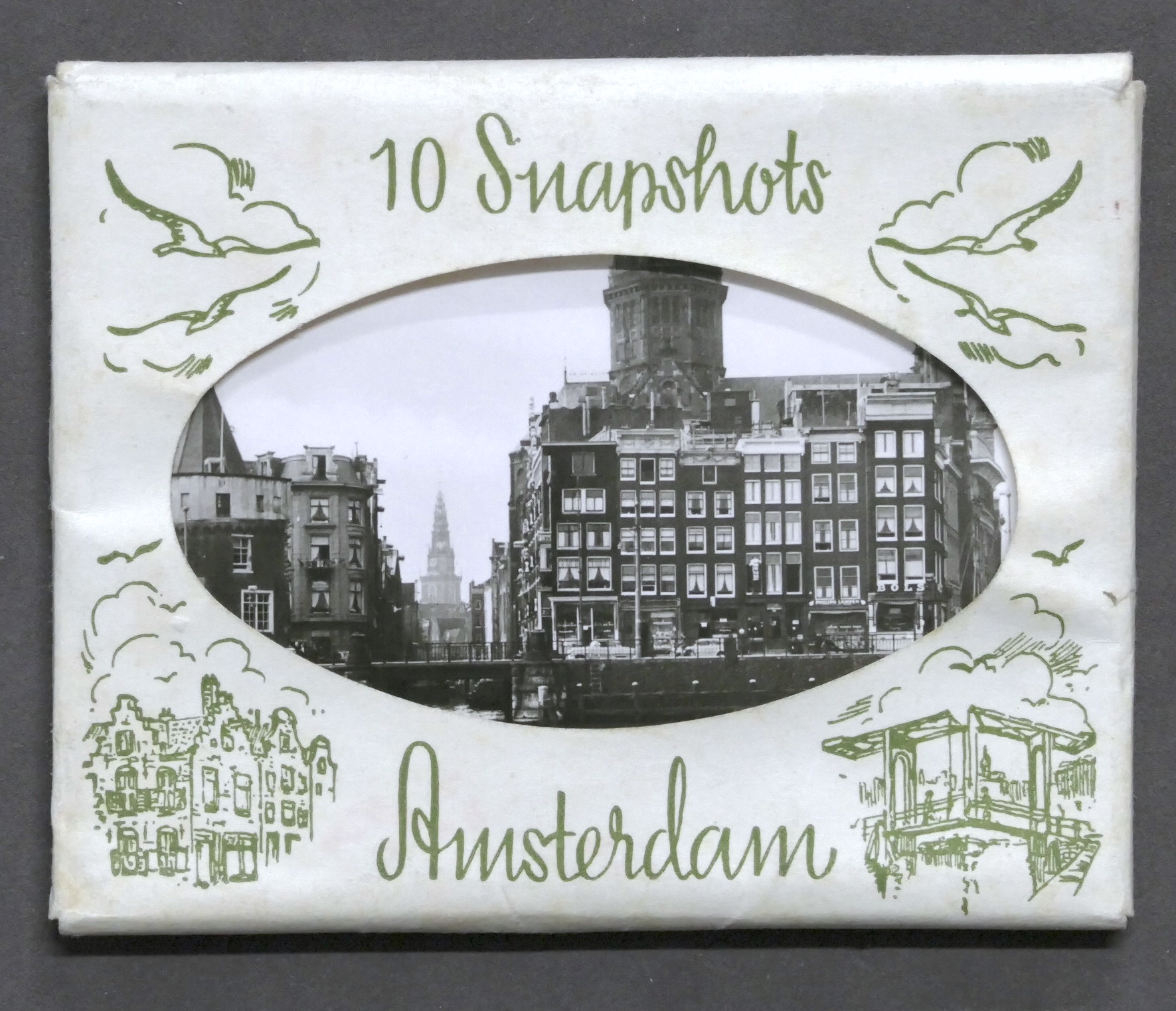 Lotto 10 fotografie vedute di Amsterdam - 10 Snapshots - …