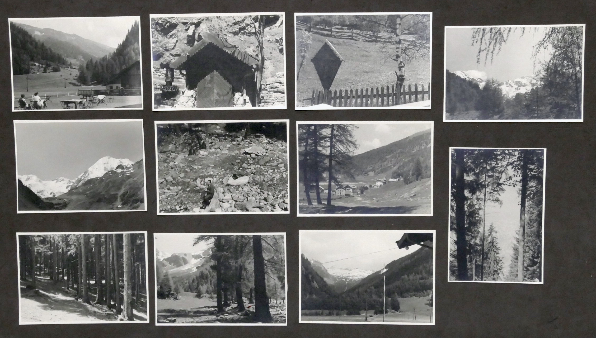 Lotto 11 fotografie Val di Solda (Bolzano) - Giugno 1957