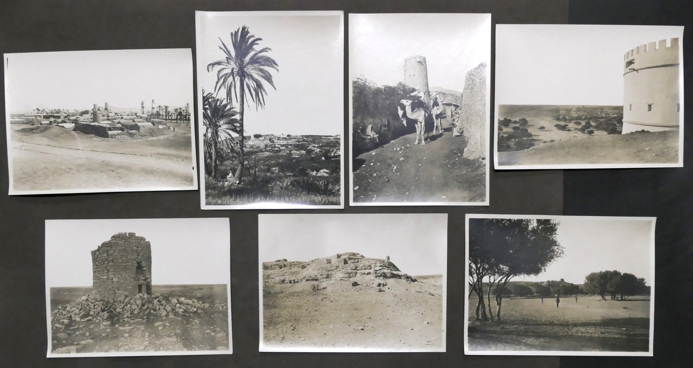 Lotto 12 fotografie antico castello - Sinanem - Tripolitania - …