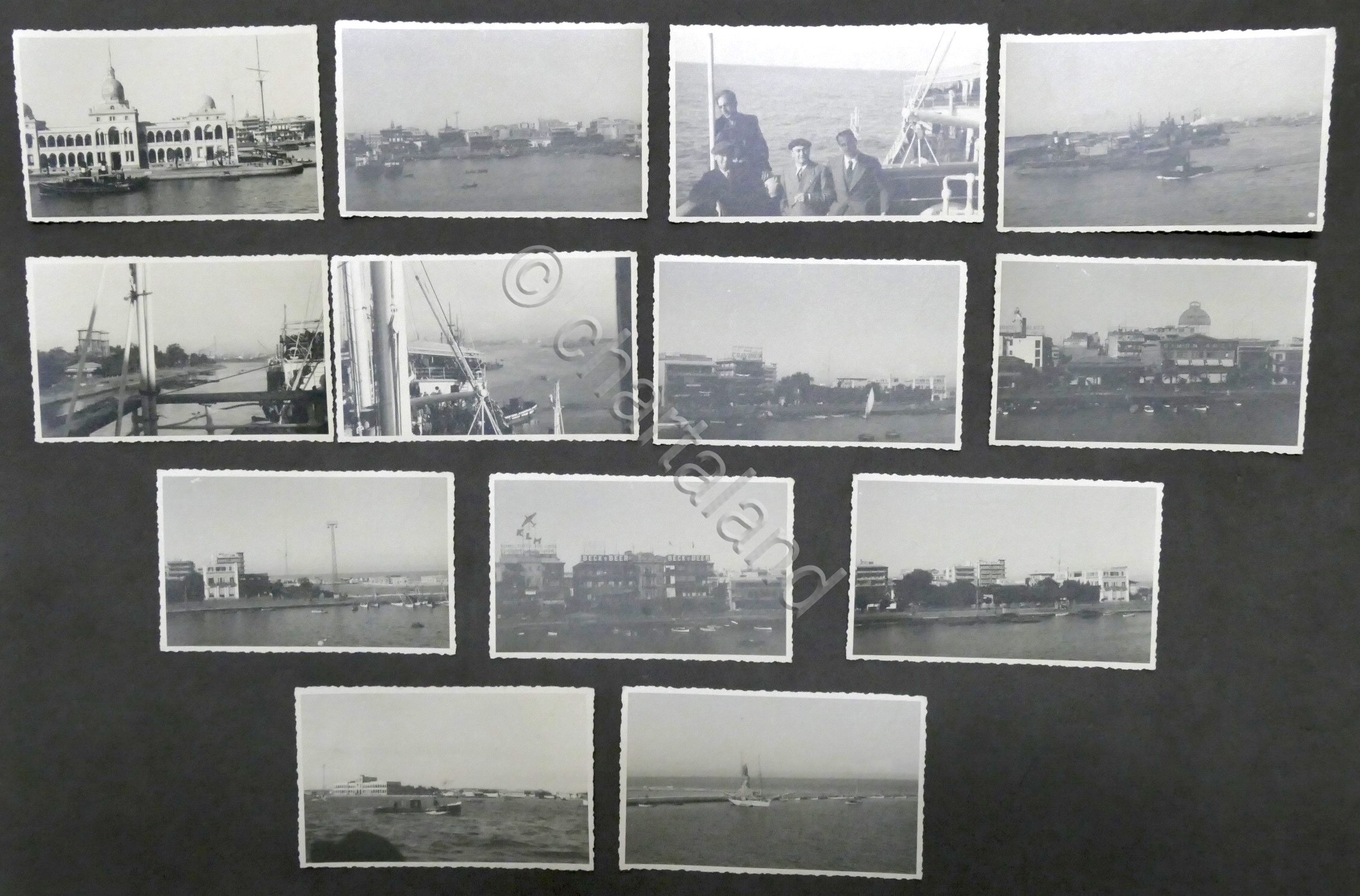 Lotto 13 fotografie Città di Porto Said - Egitto - …