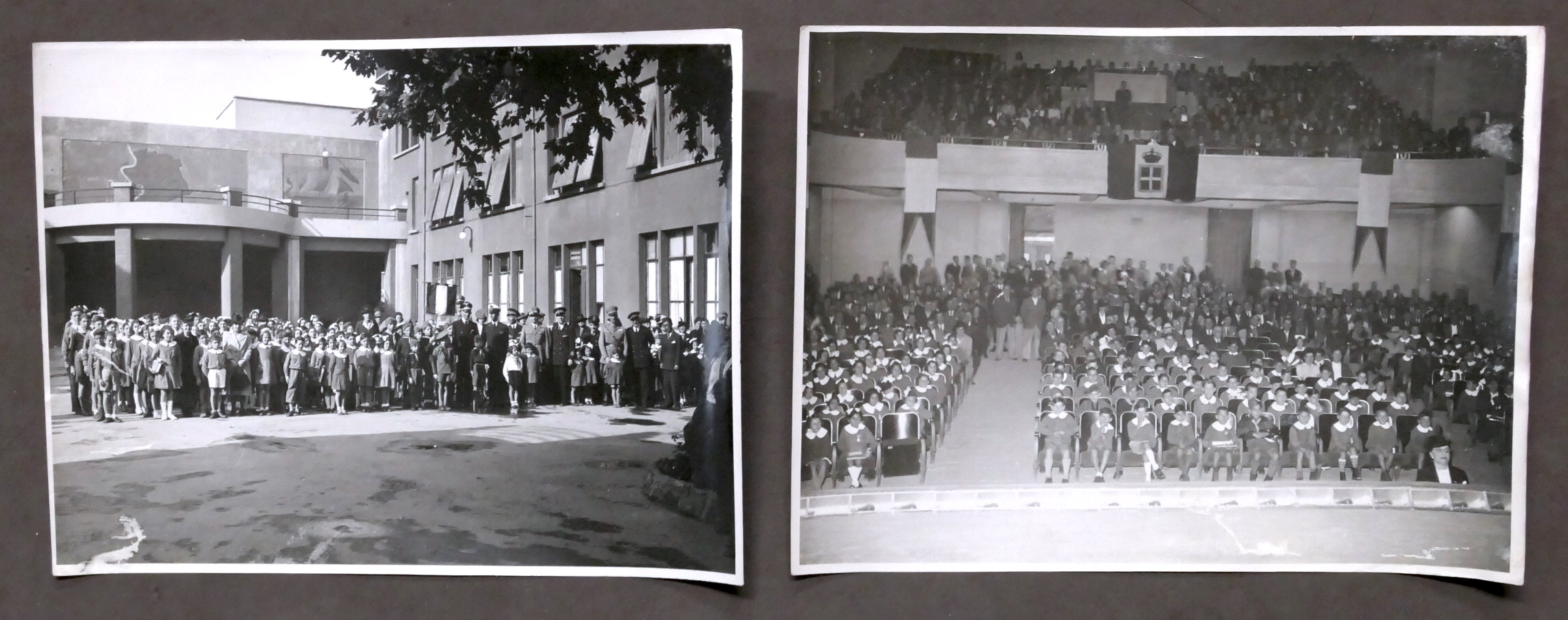 Lotto 2 fotografie Colonia Italiana di Marsiglia - anni '30