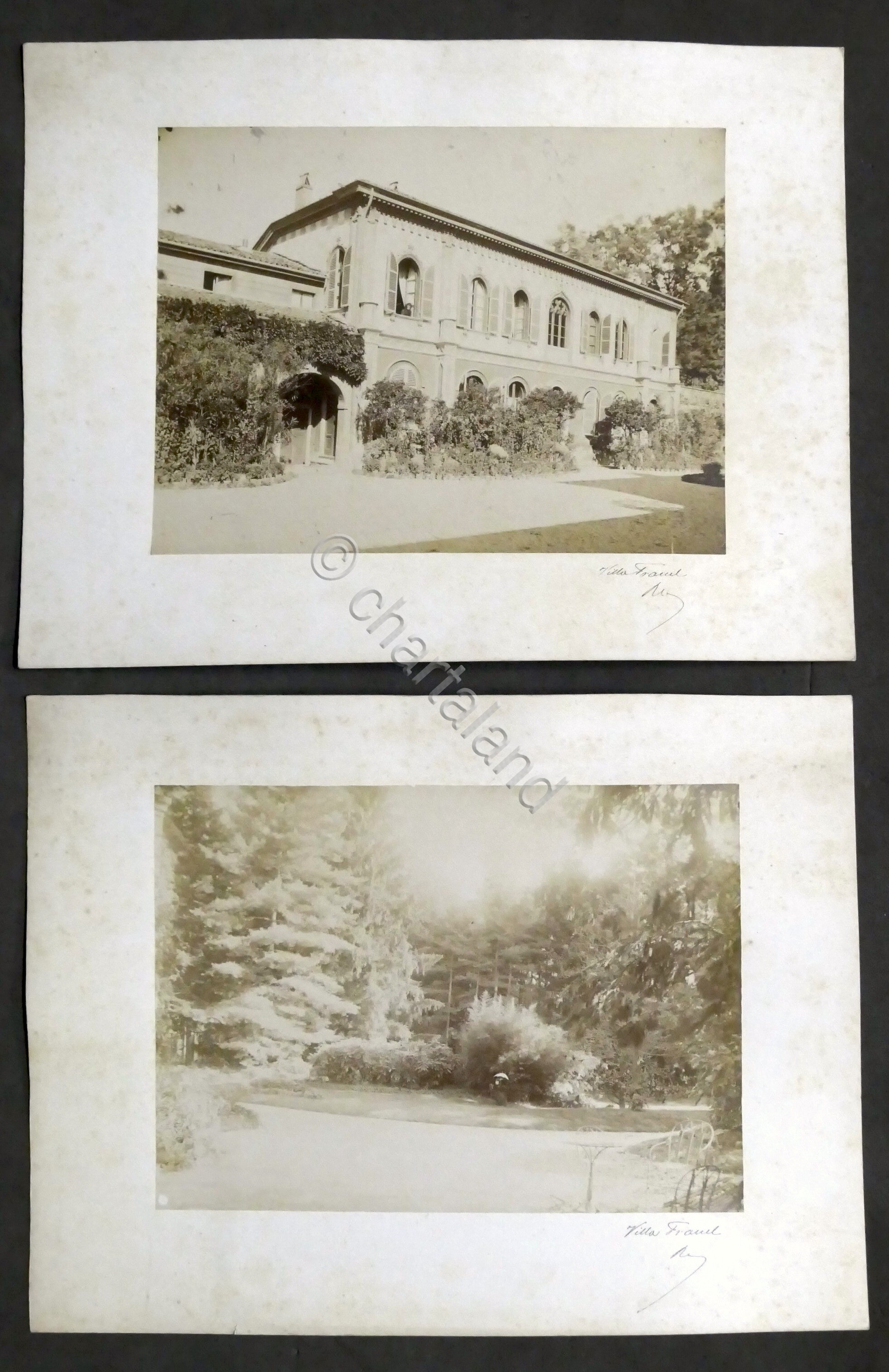 Lotto 2 fotografie Villa Franel - Moncalieri (Torino) - 1900 …