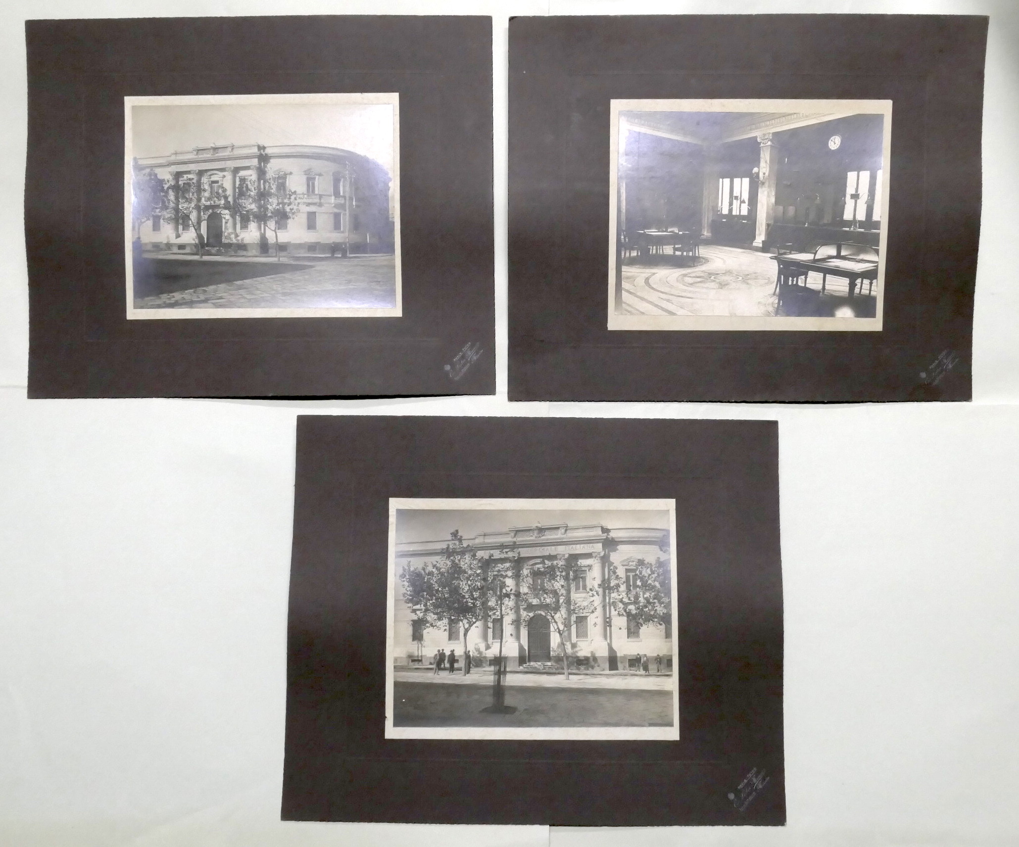 Lotto 3 fotografie Banca Commerciale Italiana - Messina - anni …