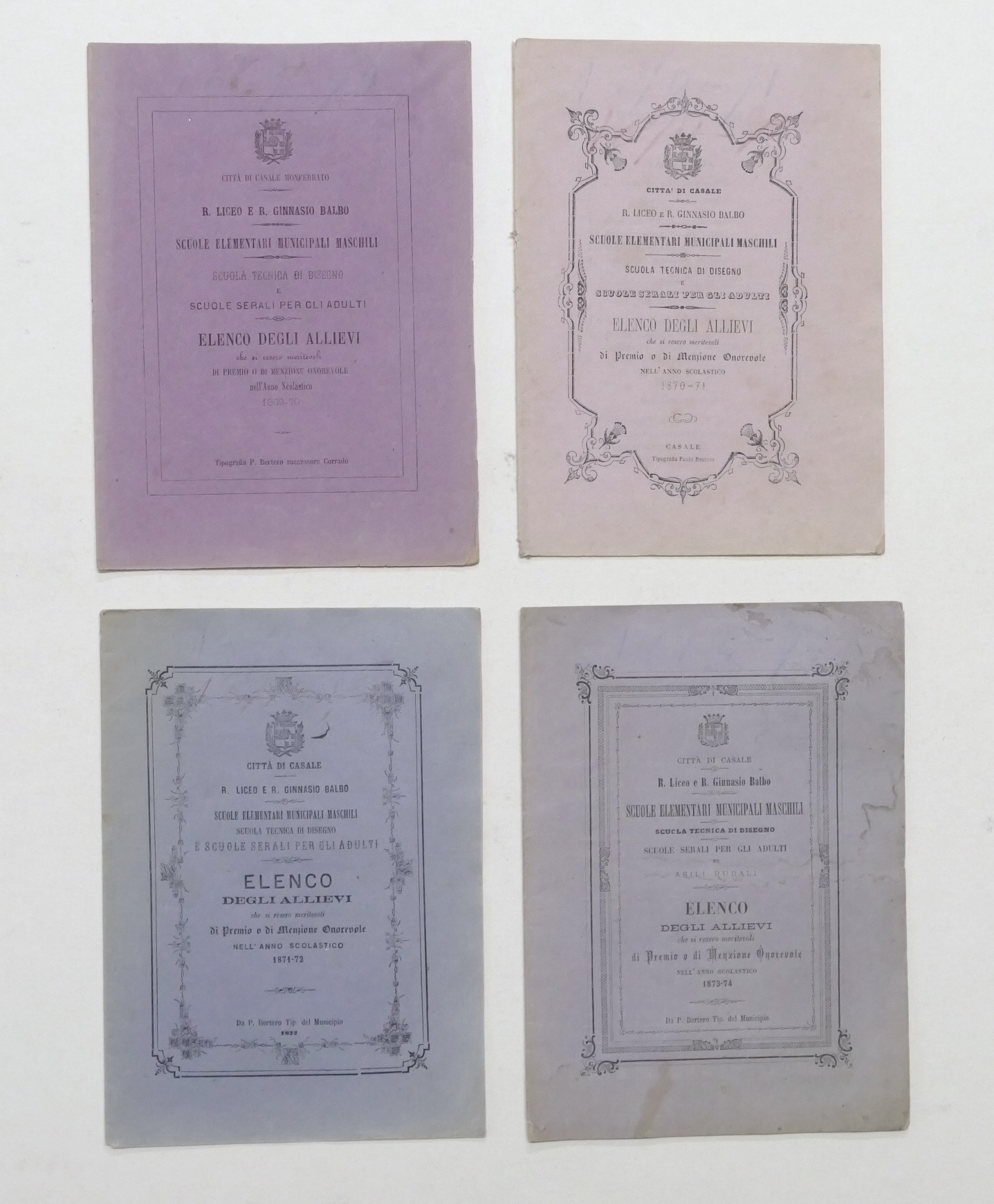 Lotto 4 Elenchi Allievi meritevoli Scuole di Casale Monferrato - …