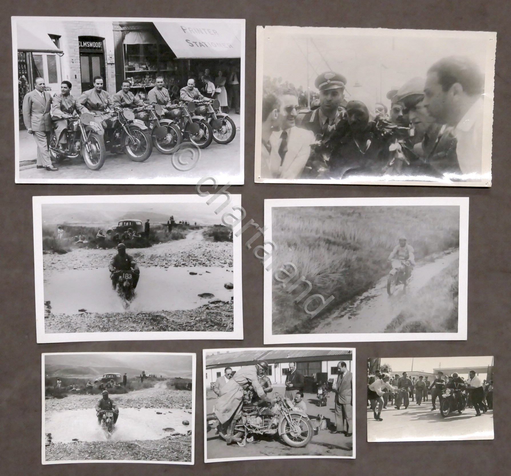 Lotto 7 fotografie Motociclismo - Sei Giorni Internazionale di Enduro …